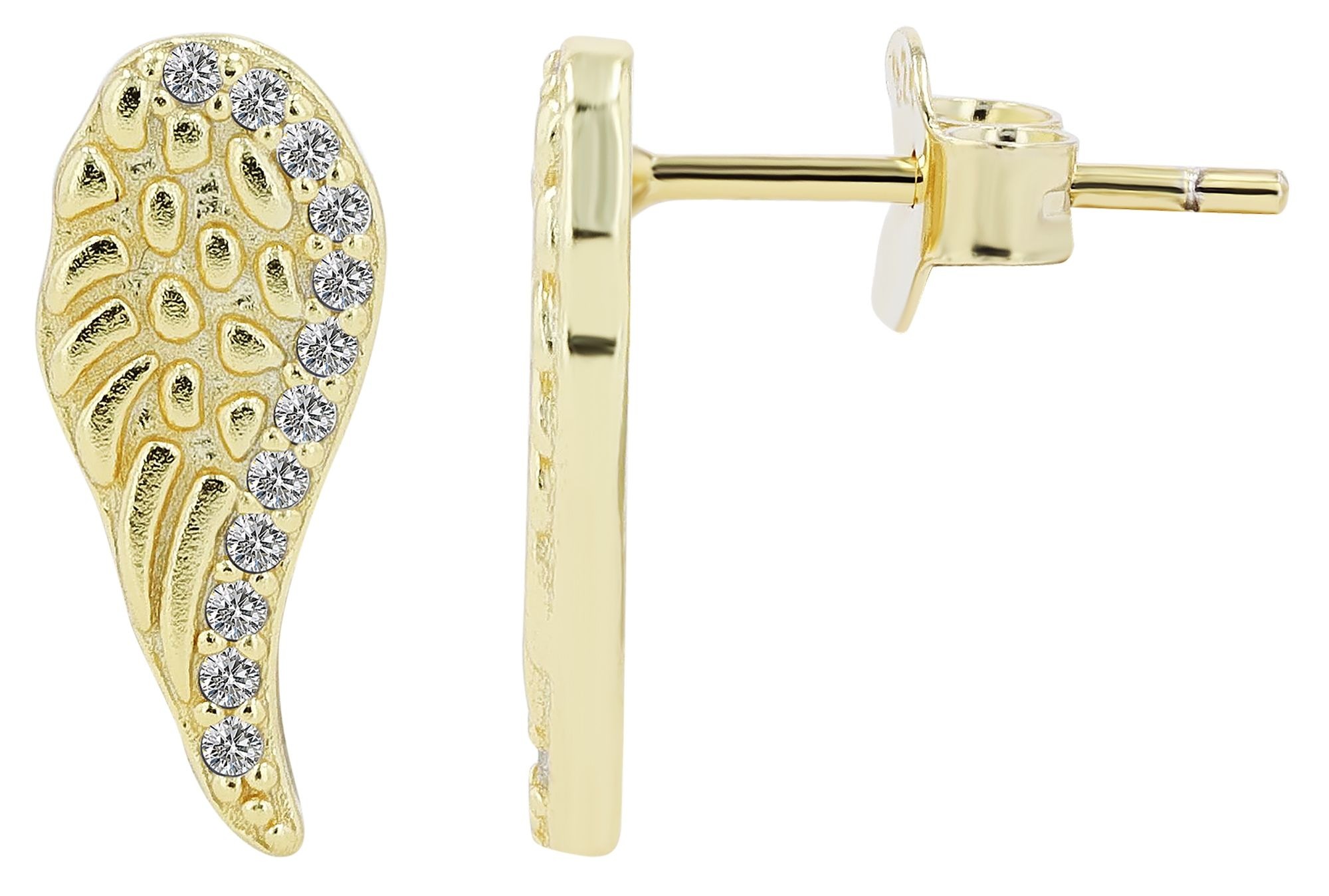 Adelia´s Paar Ohrhänger "Damen Ohrringe – Ohrstecker Flügel aus 925 Silber" günstig online kaufen