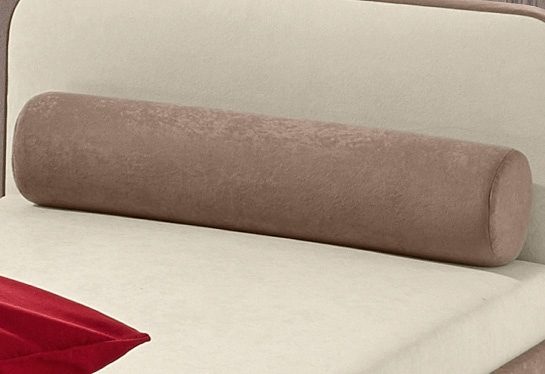 Nackenstützkissen MAINTAL, B:18cm H:18cm L:116cm, beige, Obermaterial: 100% Polyester, Kopfkissen