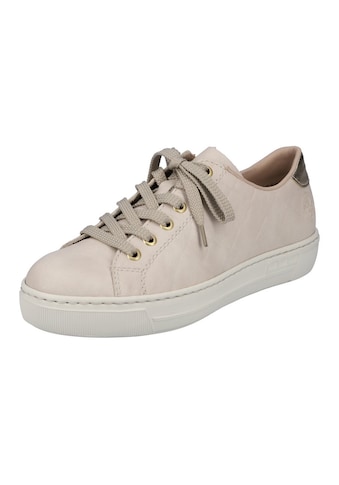 Rieker Plateausneaker Metallic-Einsatz an der...