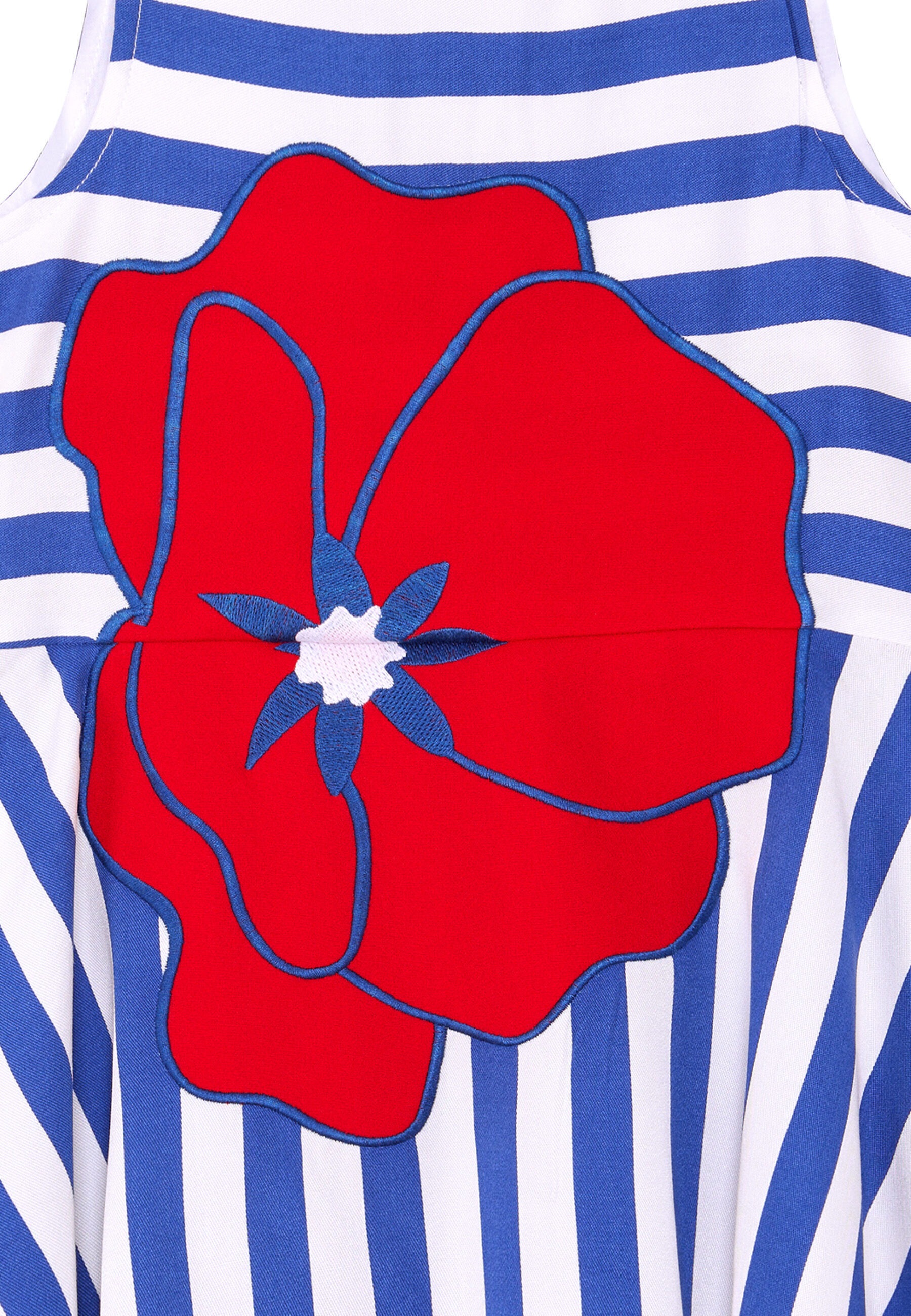 Denokids Sommerkleid »Poppy Striped«, mit Poppy-Applikation