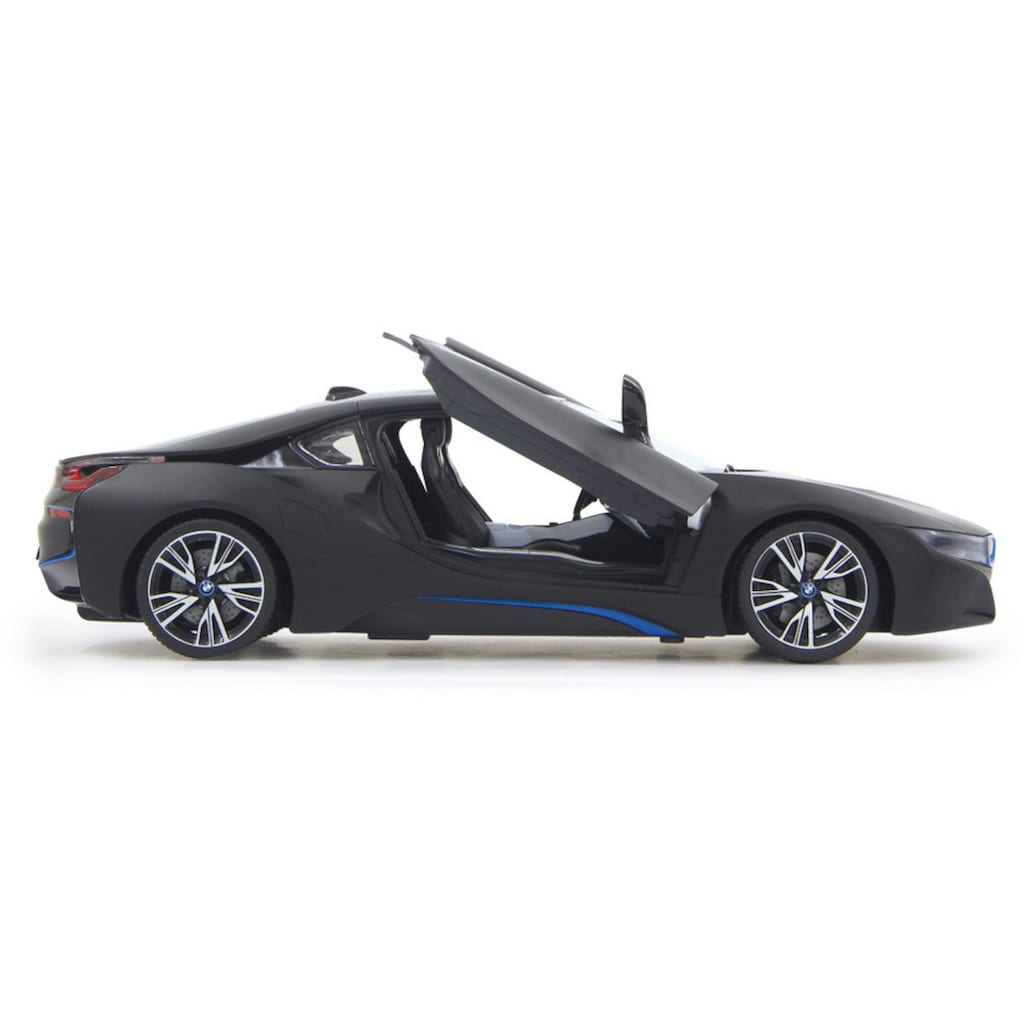 Jamara RC-Auto »BMW i8 40MHz 1:14 schwarz«, mit LED Beleuchtung