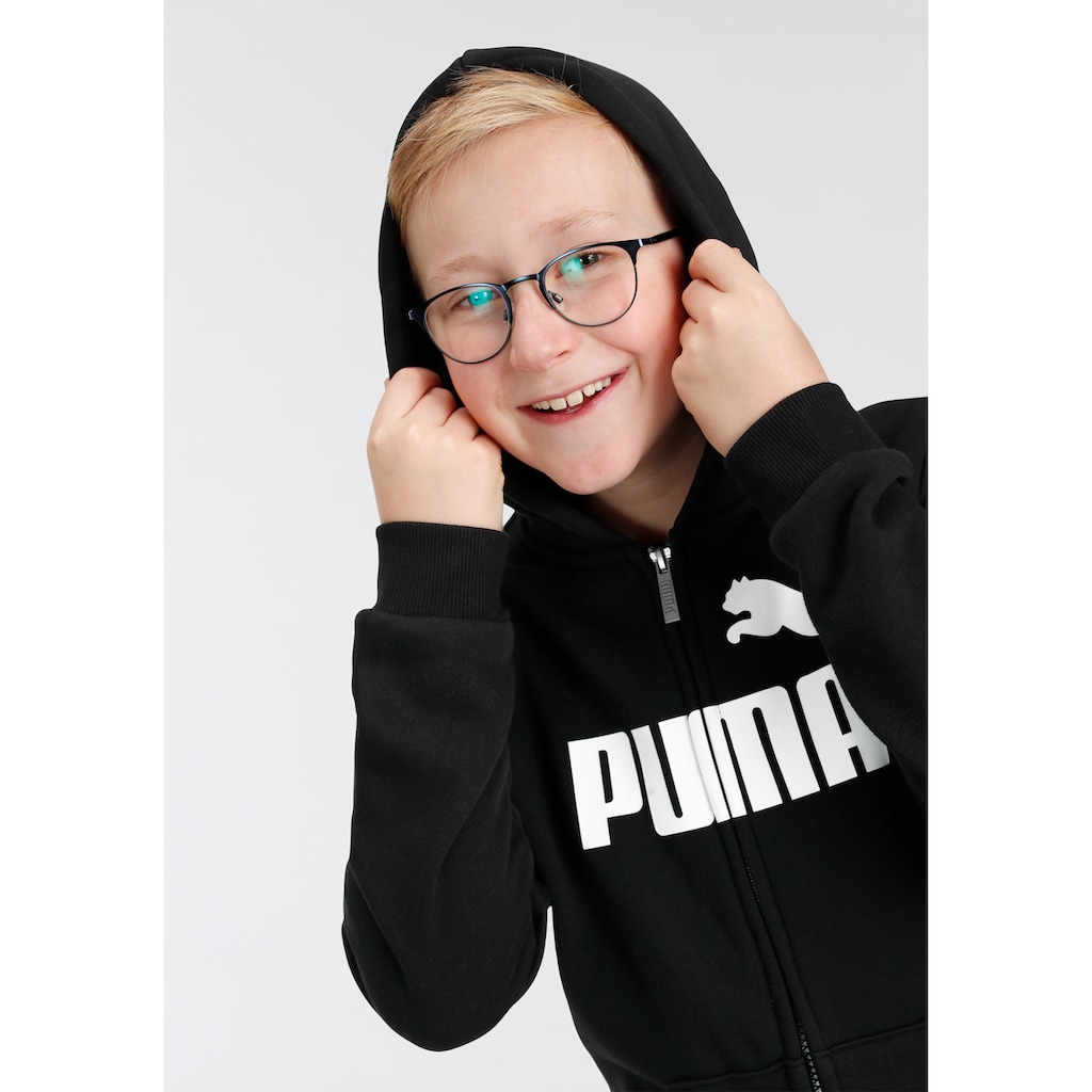 PUMA Kapuzensweatshirt »ESS BIG LOGO FZ HOODIE FL B«