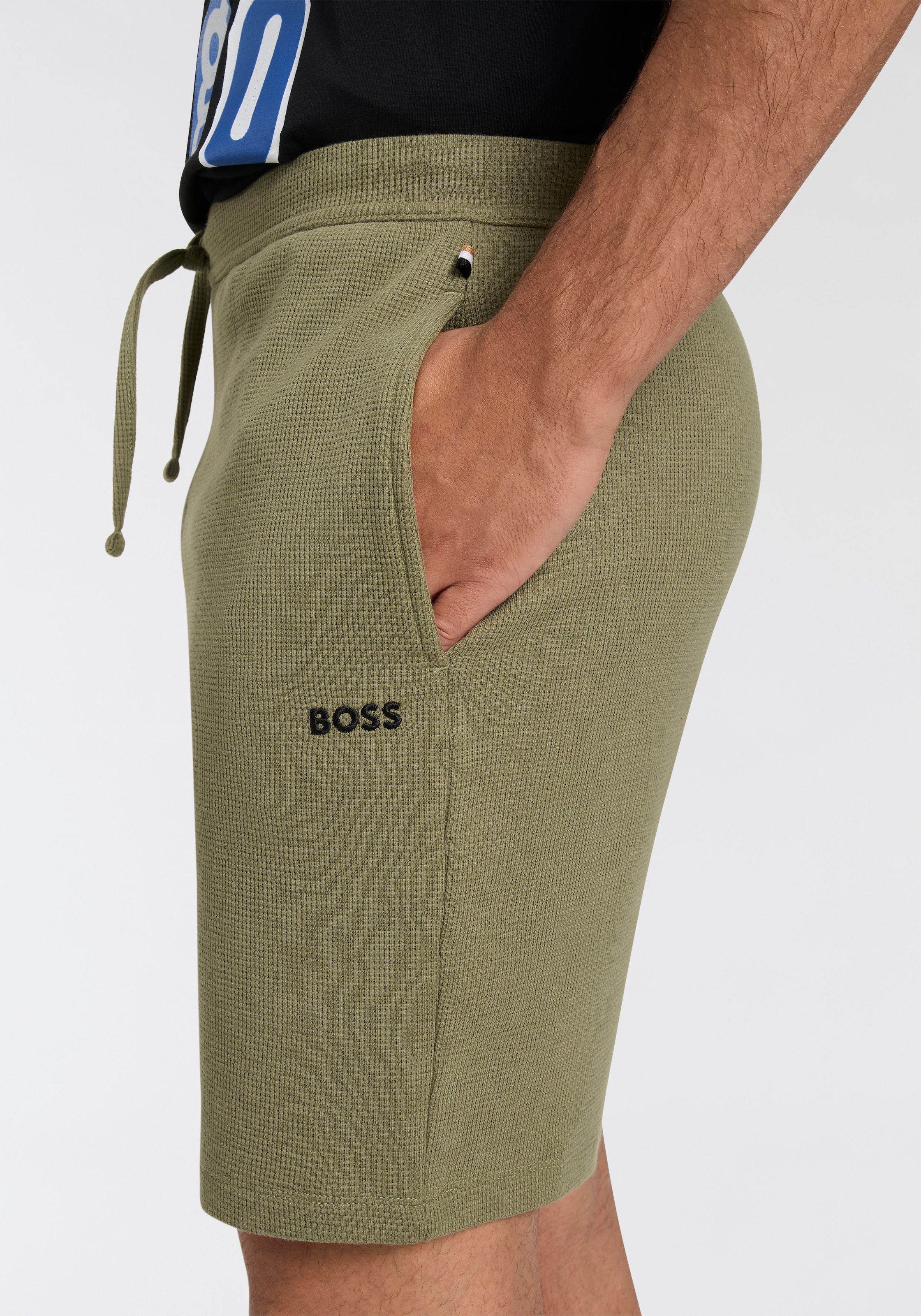 BOSS Pyjamashorts »Waffle Shorts«