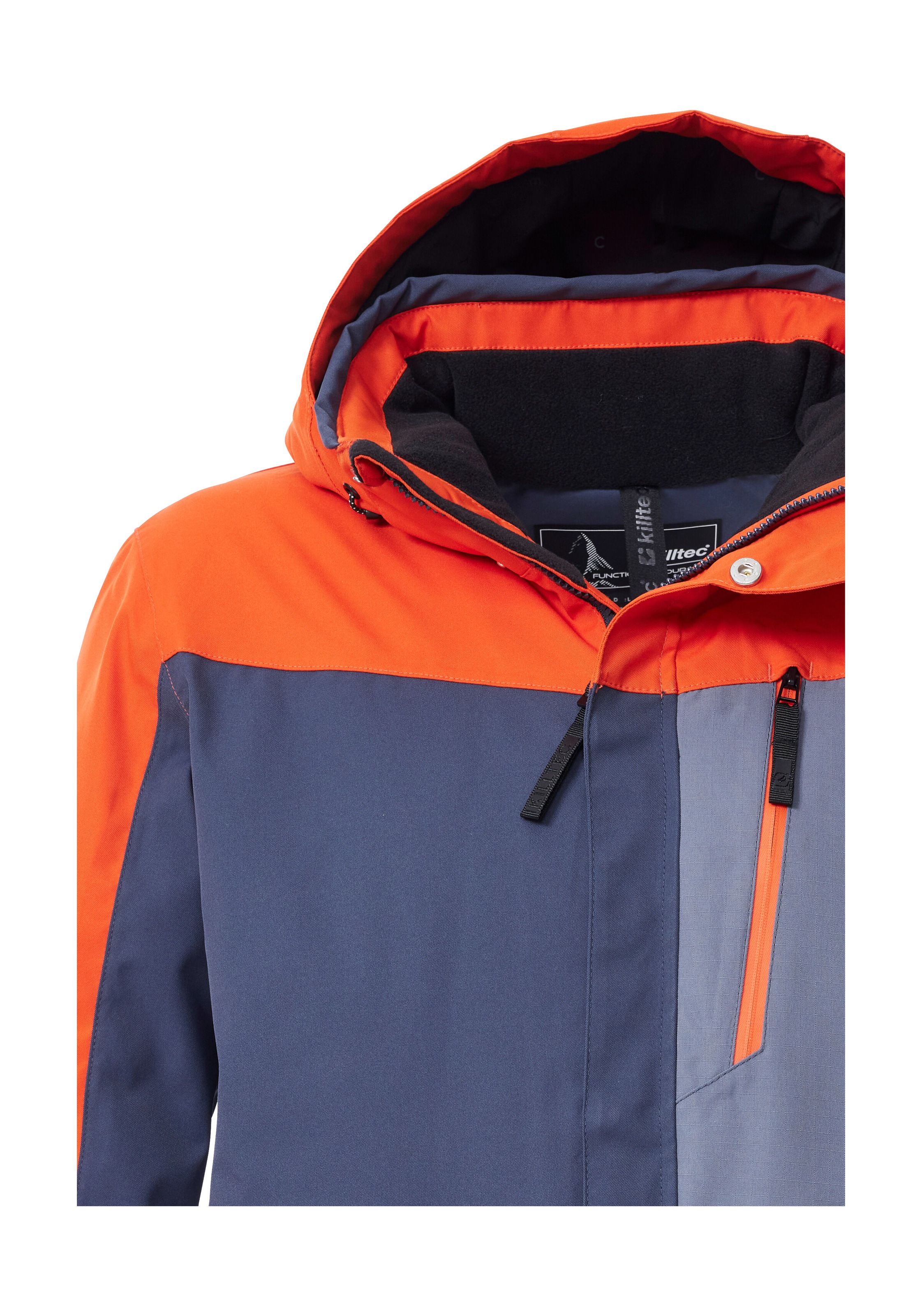 Killtec Skijacke »KSW 52 MN SKI JCKT«, Wasserdichte, atmungsaktive Herrenjacke mit Schneefang und Taschen