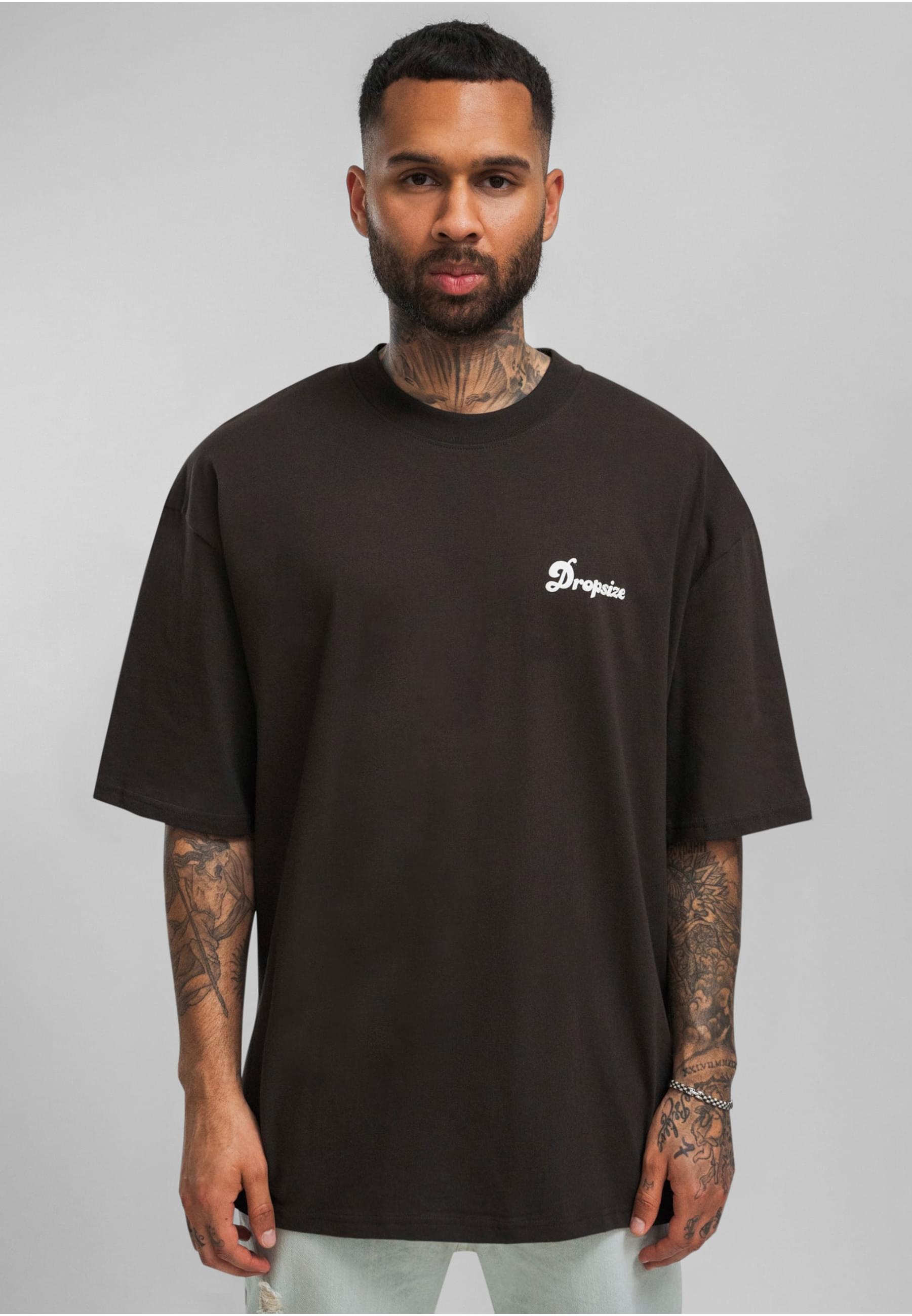 Dropsize T-Shirt »Dropsize Herren Heavy Dream Without Fear T-Shirt«, (1 tlg.)