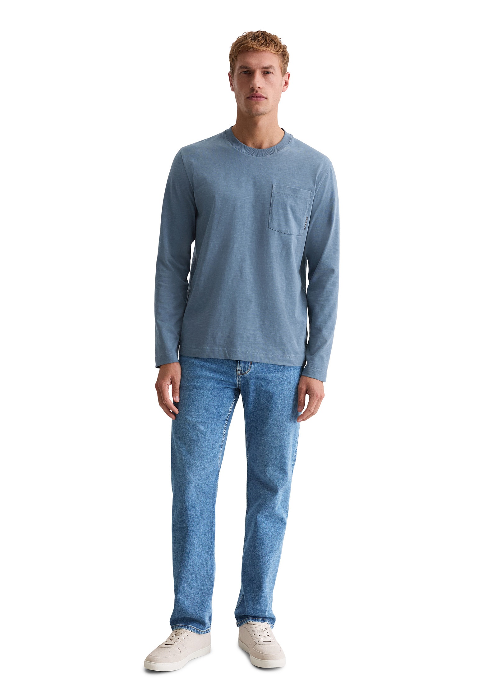 Marc O'Polo Langarmshirt »in Heavy-Slub-Jersey-Qualität«