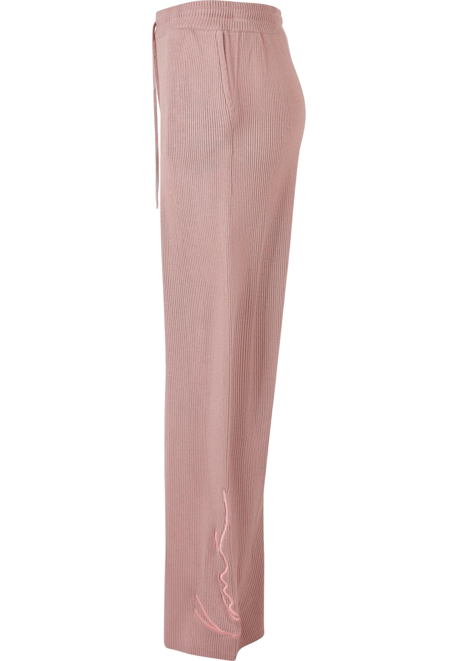 Karl Kani Stoffhose »Karl Kani Damen KW221-022-1 Signature Wide Leg Rib Pants«, (1 tlg.)