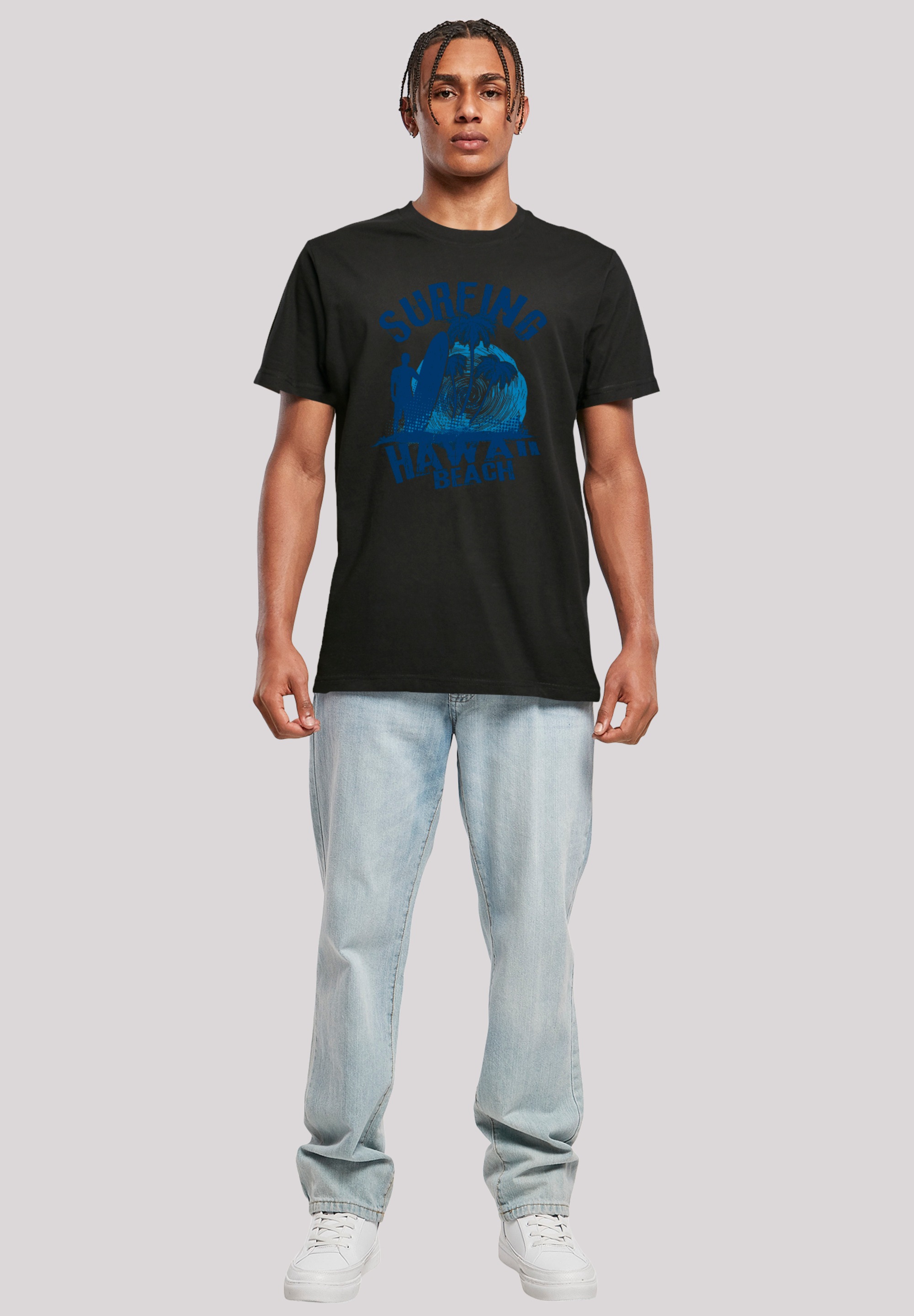 F4NT4STIC T-Shirt »Hawaii Surf Beach Summer«, Premium Qualität