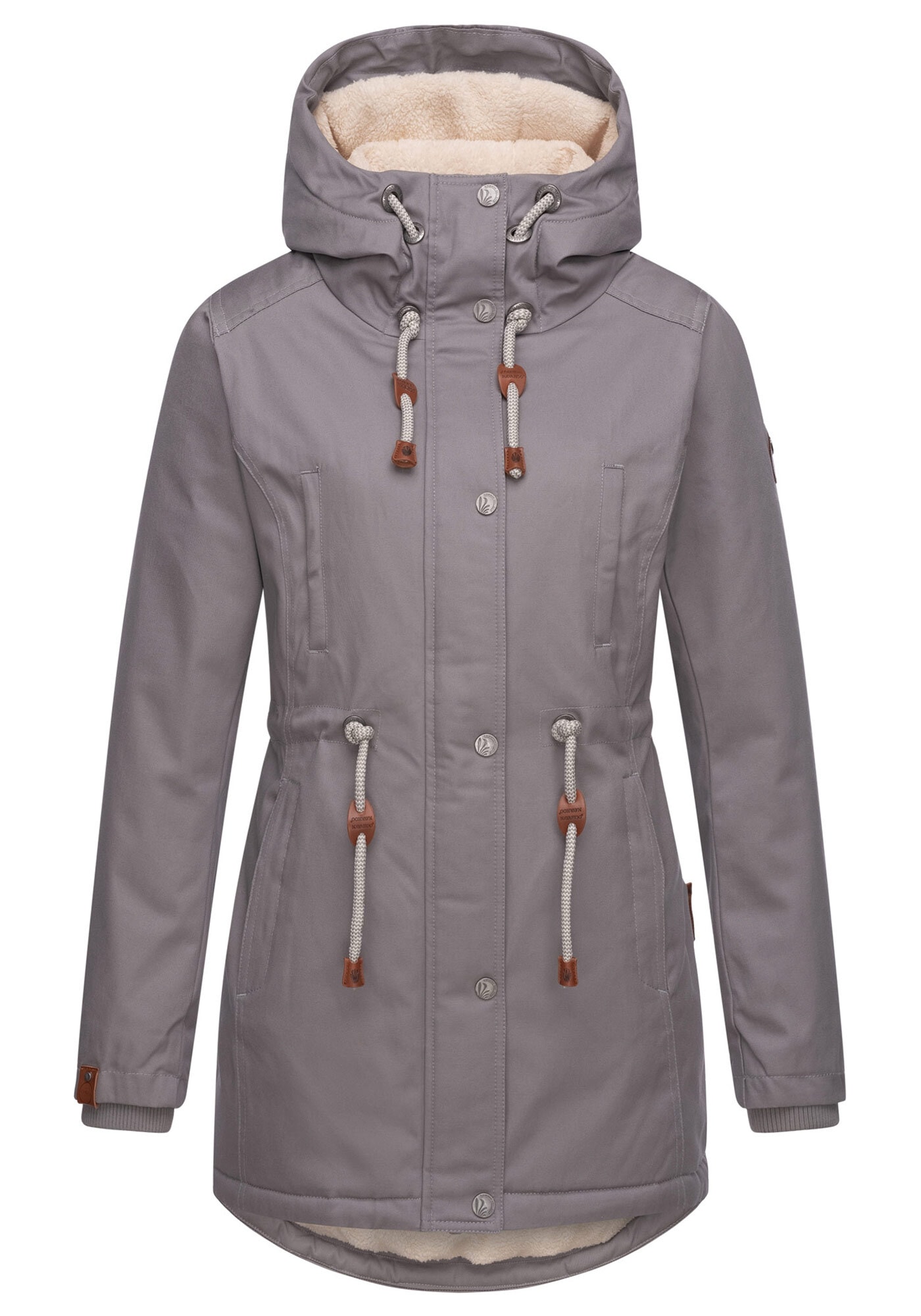 Navahoo Winterjacke »Ireliaa«, mit warmen Teddyfell