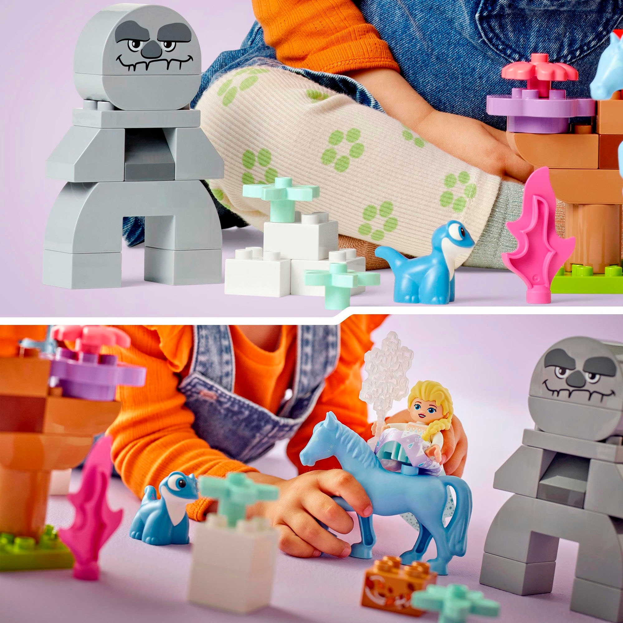 LEGO® Konstruktionsspielsteine »Elsa und Bruni im Zauberwald (10418), LEGO® DUPLO Disney™«, (31 St.), Made in Europe