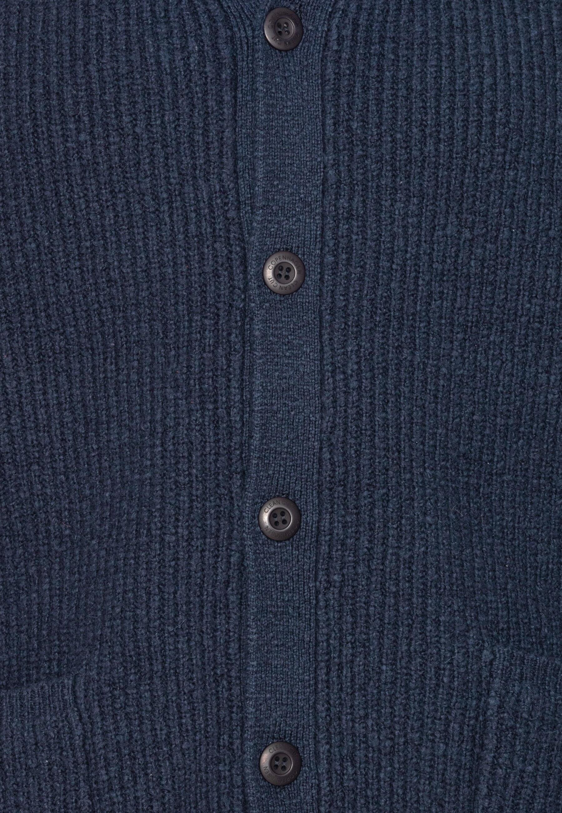 Thumbnail - Clean Cut Copenhagen Strickfleecejacke "Clean Cut Copenhagen Brooks Cardigan" 1 Stk. tlg. ohne Kapuze