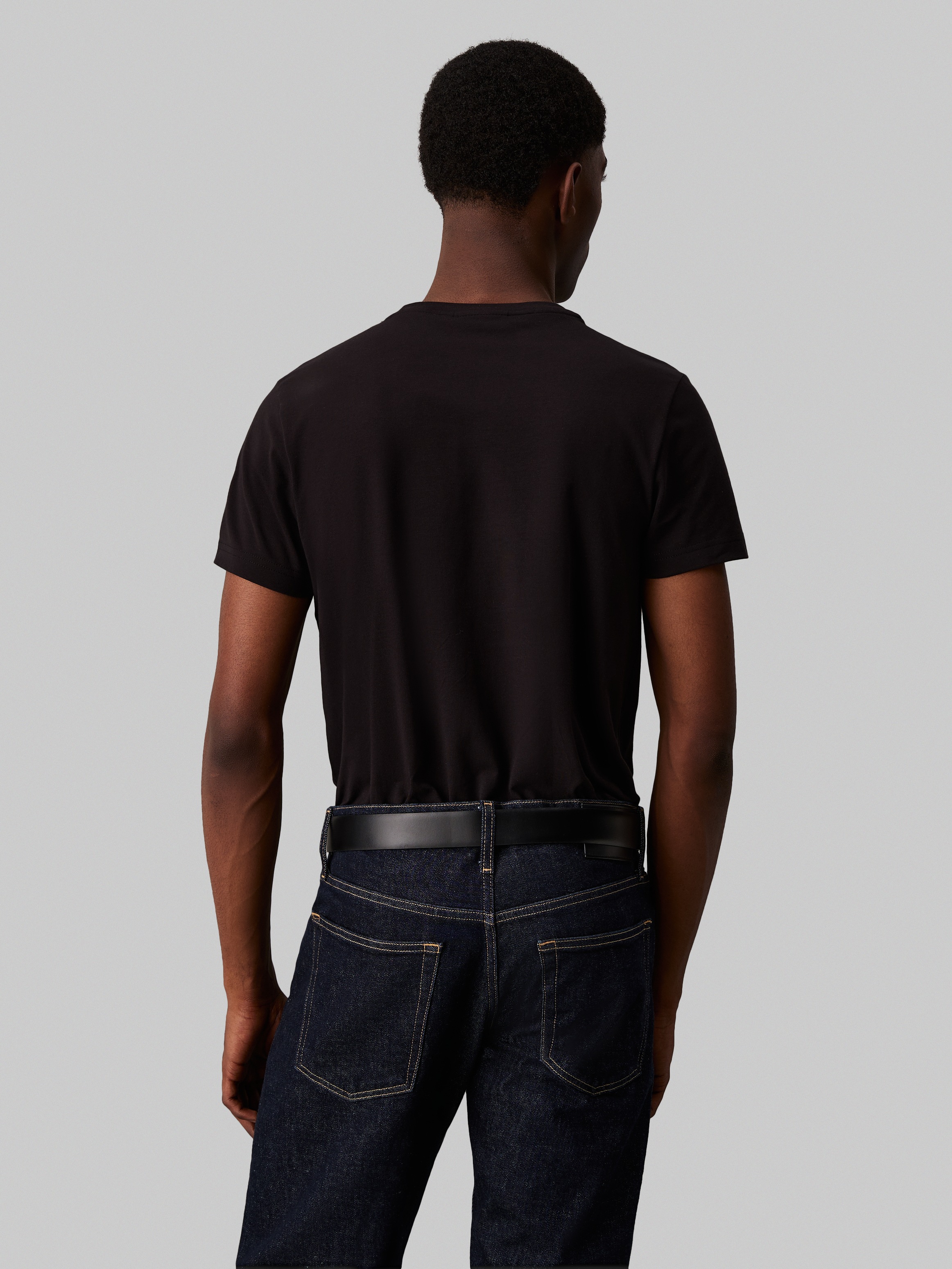 Calvin Klein T-Shirt "STRETCH SLIM FIT T-SHIRT" mit Rundhalsausschnitt günstig online kaufen
