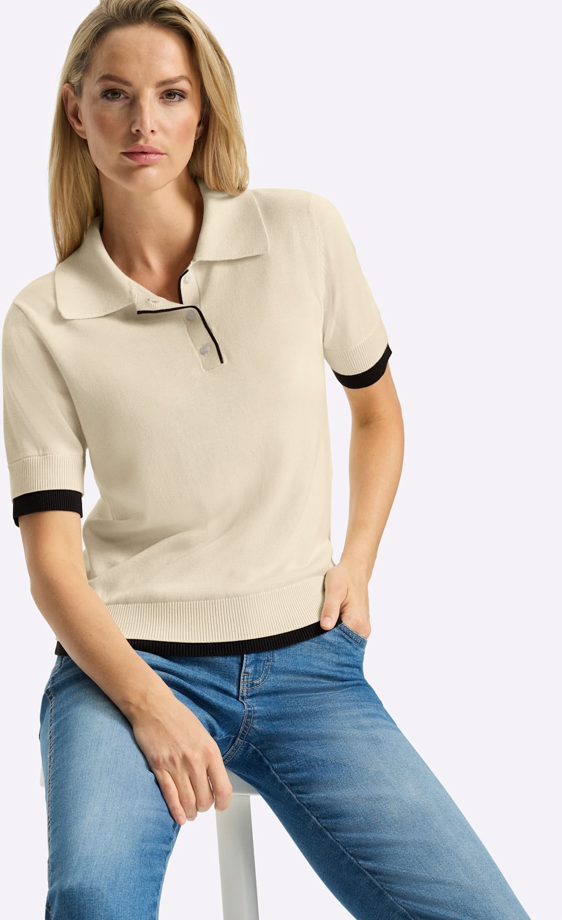 heine Kurzarmpullover »Pullover«