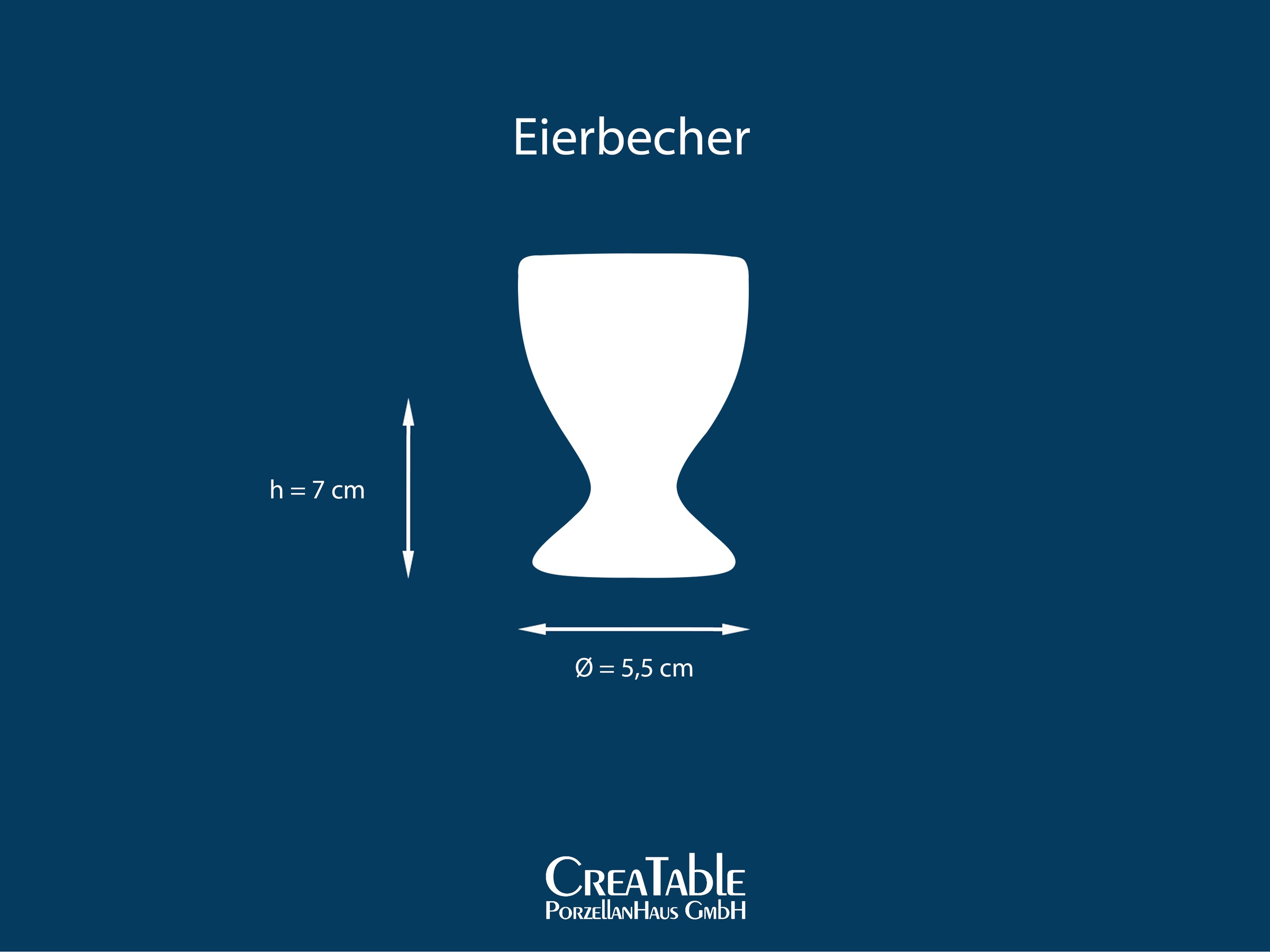 CreaTable Eierbecher "Nature Collection" Eierhalter aus hochwertigem Steinz günstig online kaufen
