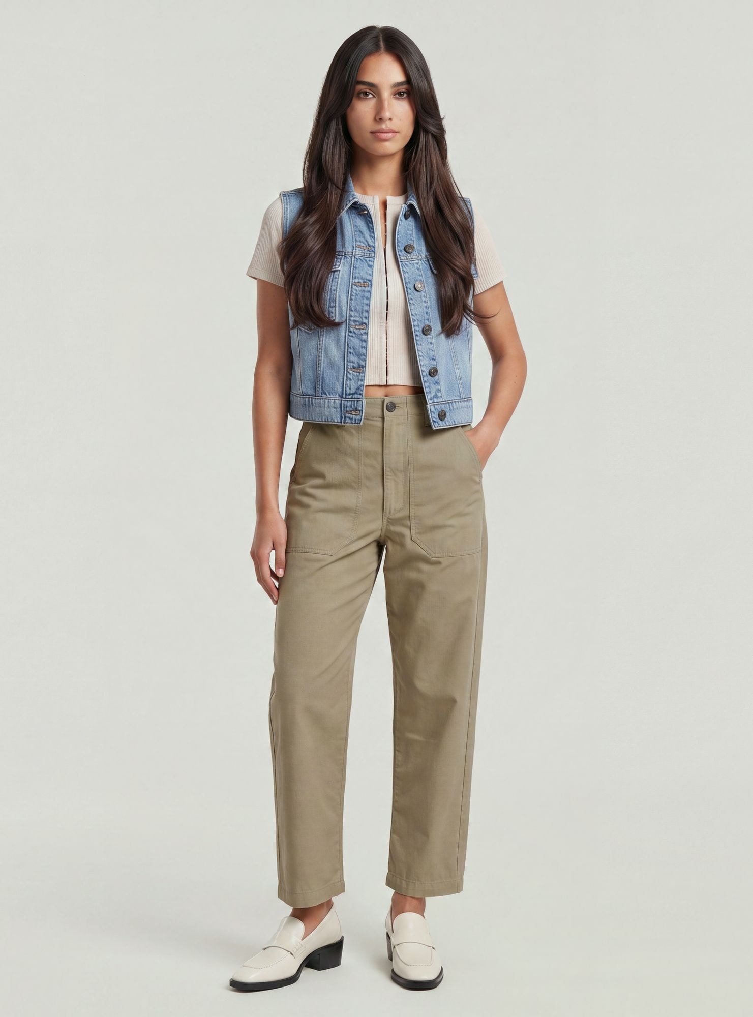 G-STAR Wirkhose »Pilot Cropped Hose«