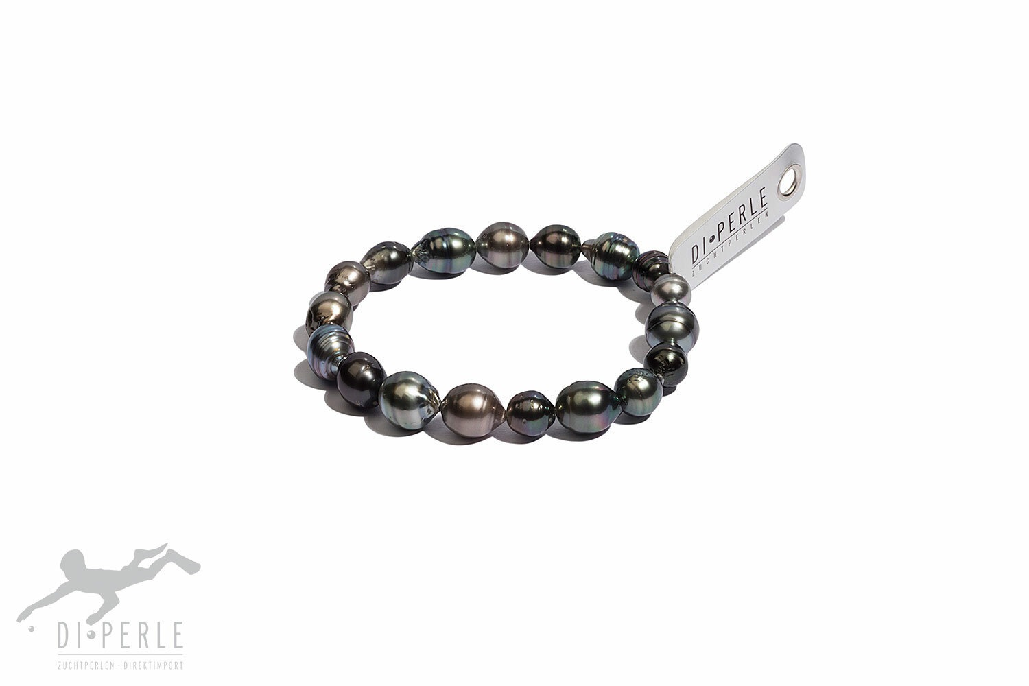DI PERLE Apyrankė »Damen Perlenschmuck Tahiti P...