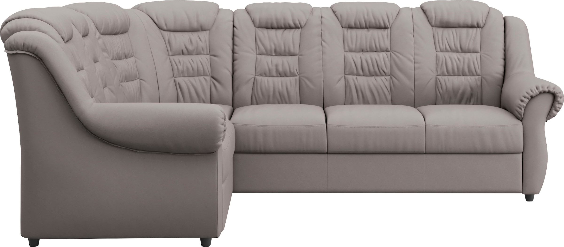 OTTO home Ecksofa "Boston L-Form" mit hoher Rückenlehne, wahlweise mit Schlaffunktion & Stauraum