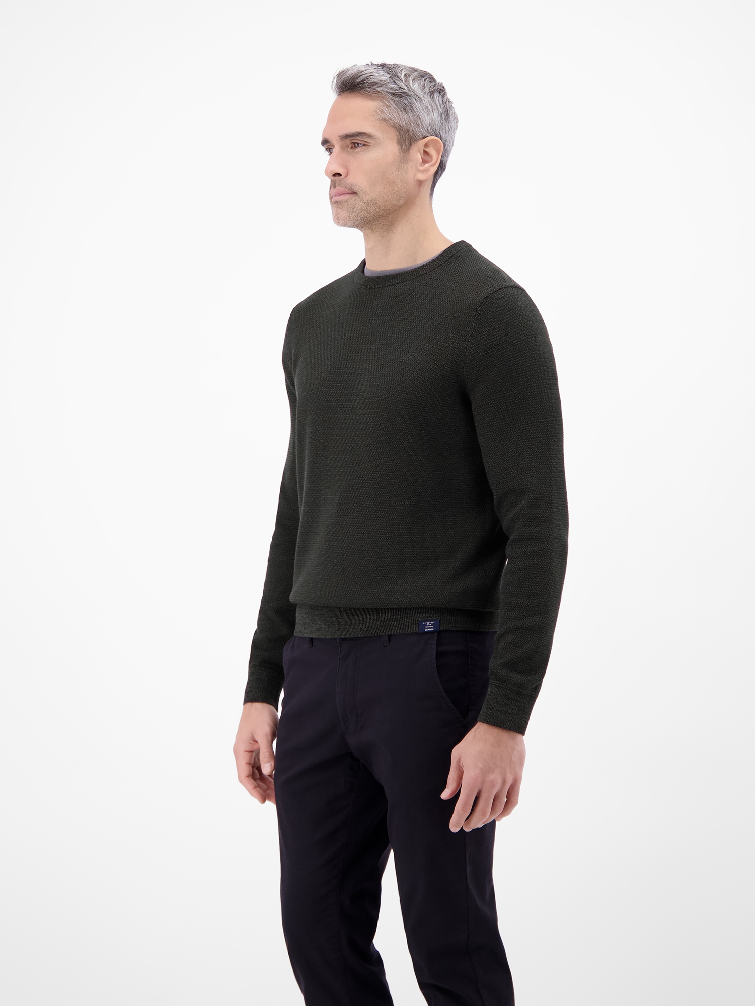 LERROS Strickpullover »LERROS Herren Strickpullover in Twist-Struktur«