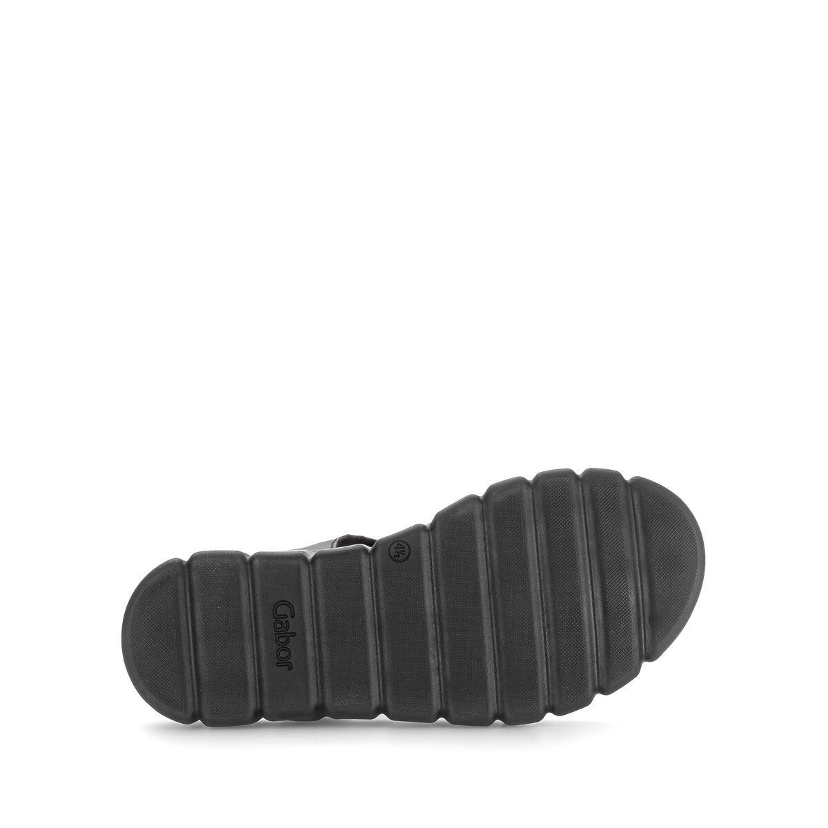 Plateausandaletten GABOR "Plateau Sandale", Damen, Gr. 35,5, schwarz, Schuhe 3