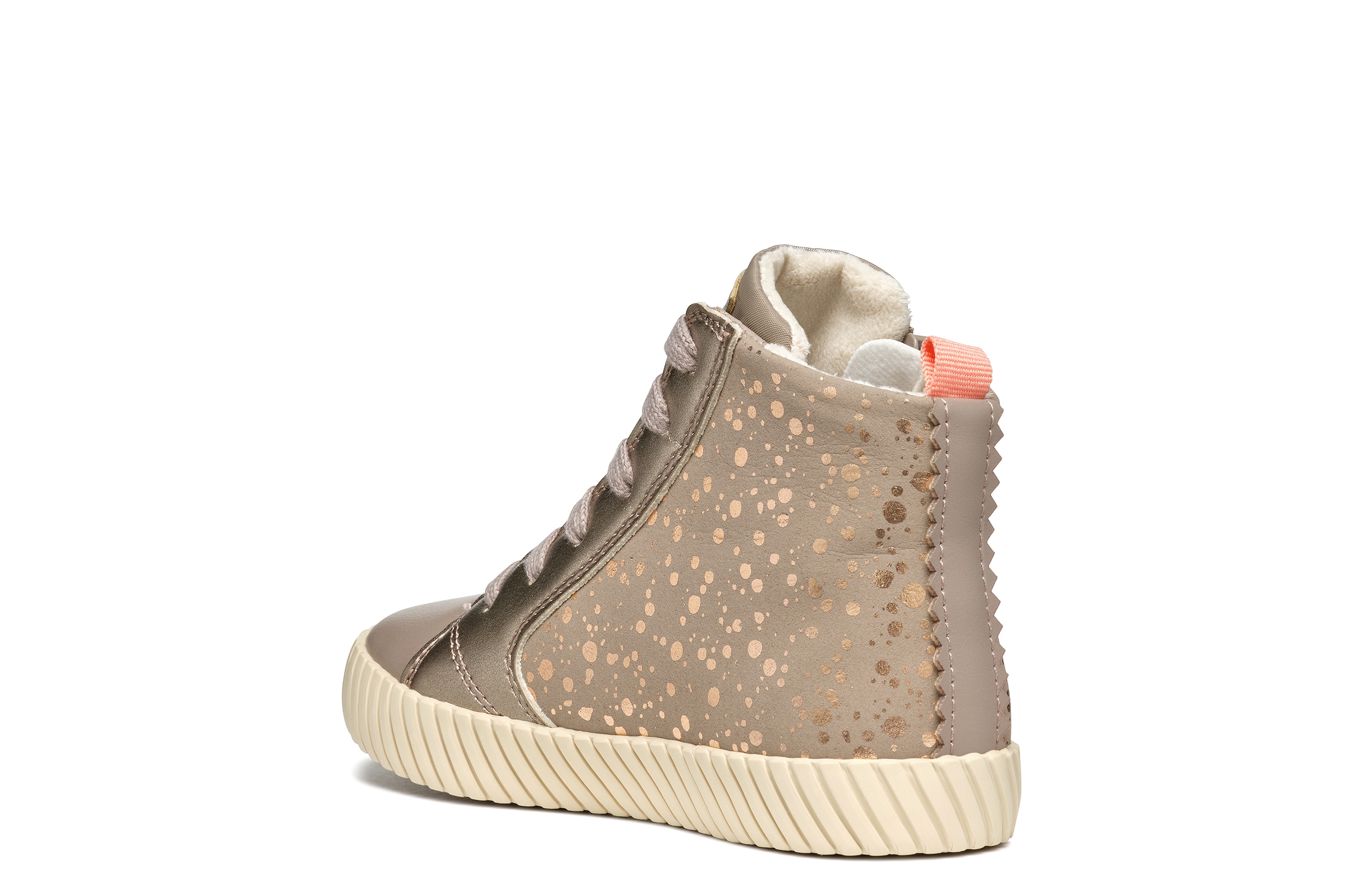 Geox Sneaker »J MIRROLESS GIRL«, Schnürboots mit Warmfutter, Größenschablone zum Download