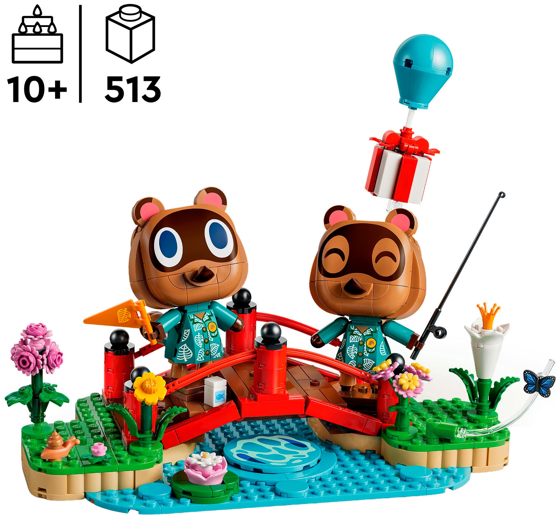 LEGO® Konstruktionsspielsteine »Ausflug mit Nepp und Schlepp (77059), LEGO Animal Crossing« Made in Europe