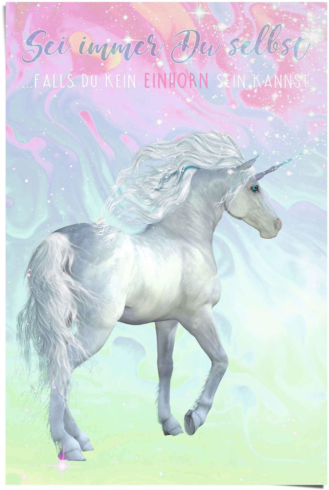 Reinders Poster "Einhorn" 1 Stk. tlg. günstig online kaufen