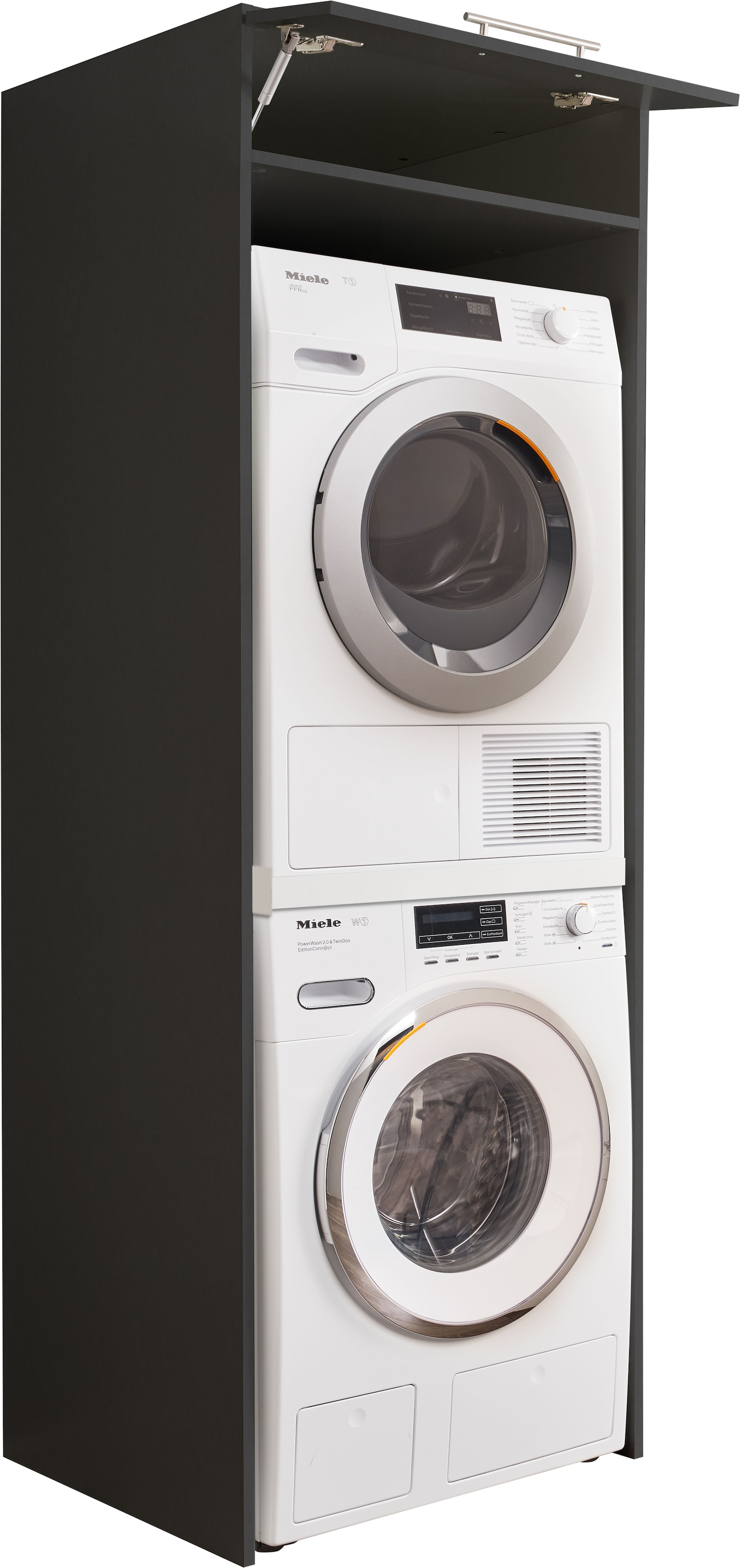 Laundreezy Waschmaschinenumbauschrank »LAUNDREEZY LDL« Topseller, Breite 67,5 cm, höhenverstellbare Füße, Soft-Close