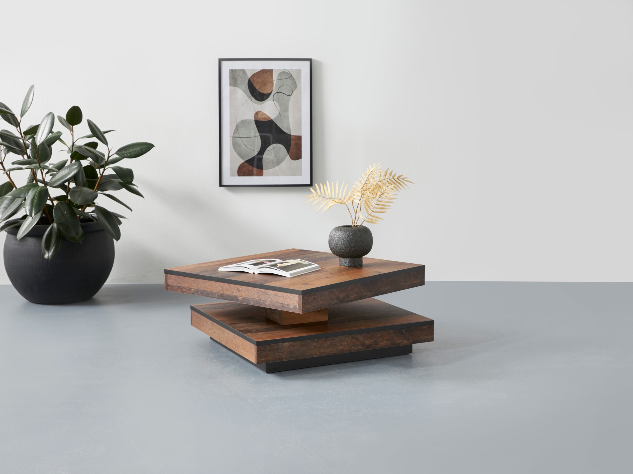 MCA furniture Couchtisch »Lubao«, in Wohnzimmertisch | bestellen BAUR Set Massivholz 2-er geölt Asteiche
