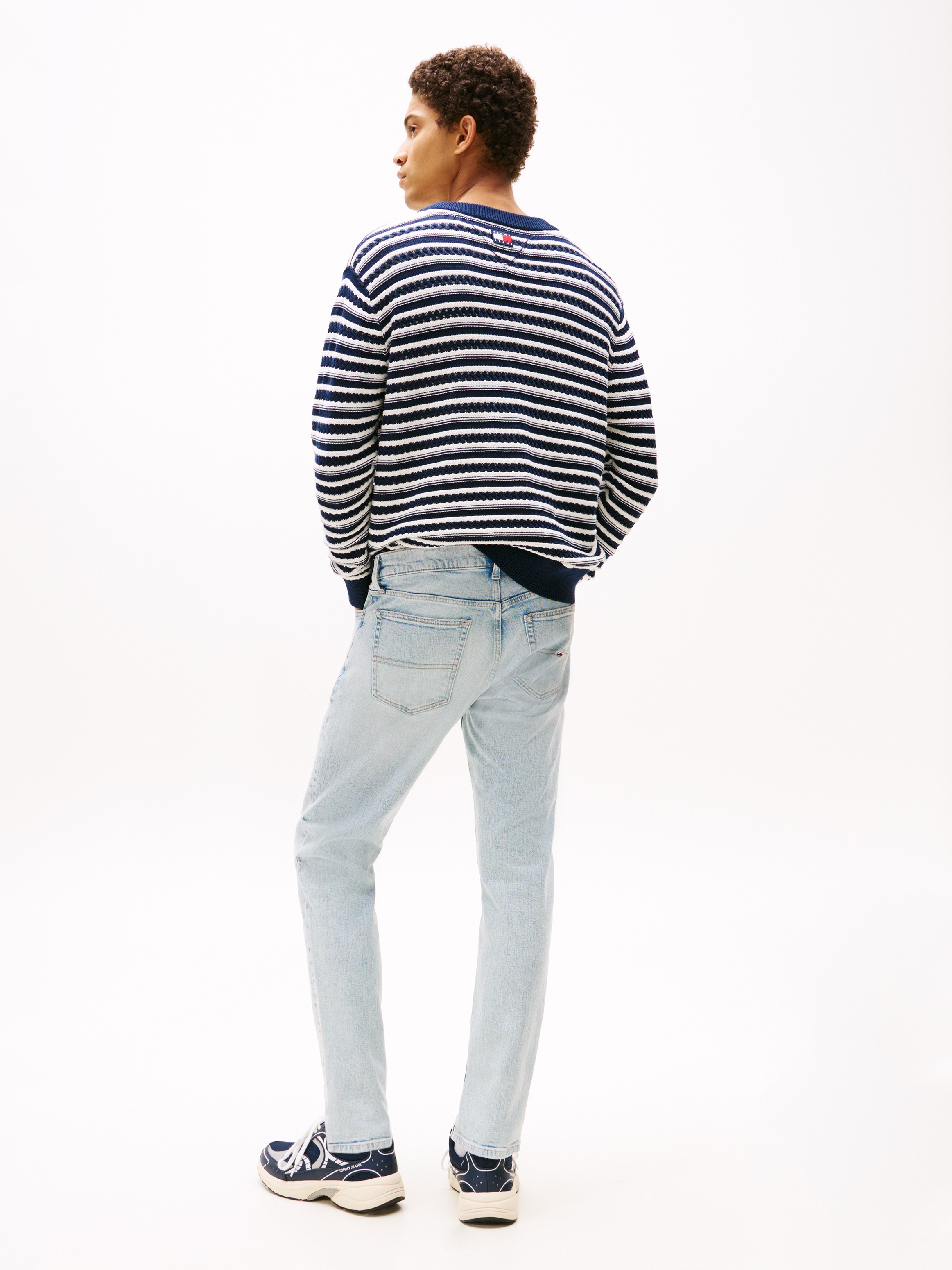 Tommy Jeans Slim-fit-Jeans »Austin Slim Tapered«, Mit Gürtelschlaufen