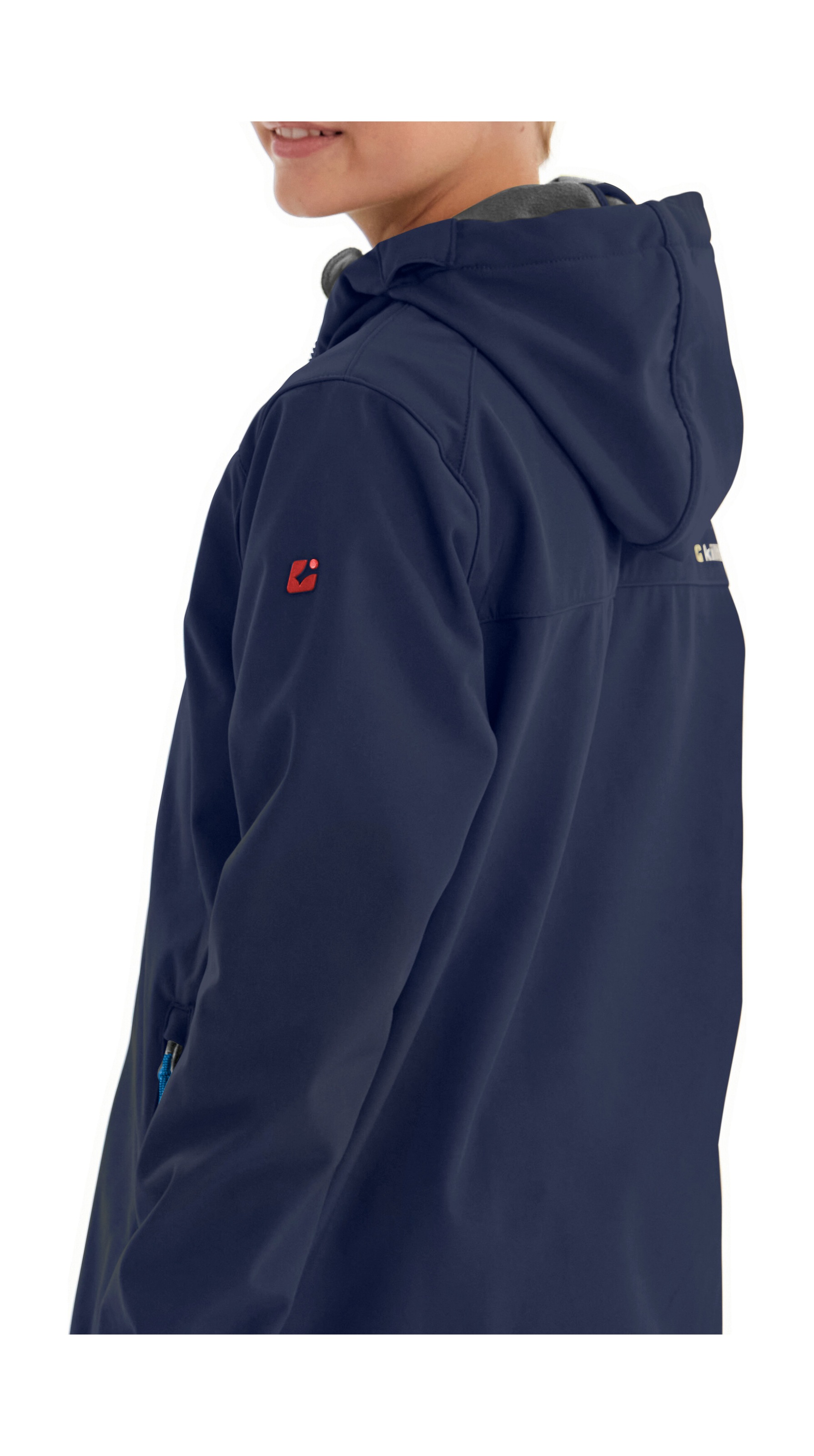 Killtec Softshelljacke »Boys Softshelljacke«, Wasserabweisende Softshelljacke mit Kapuze, Fleece und PFAs-frei