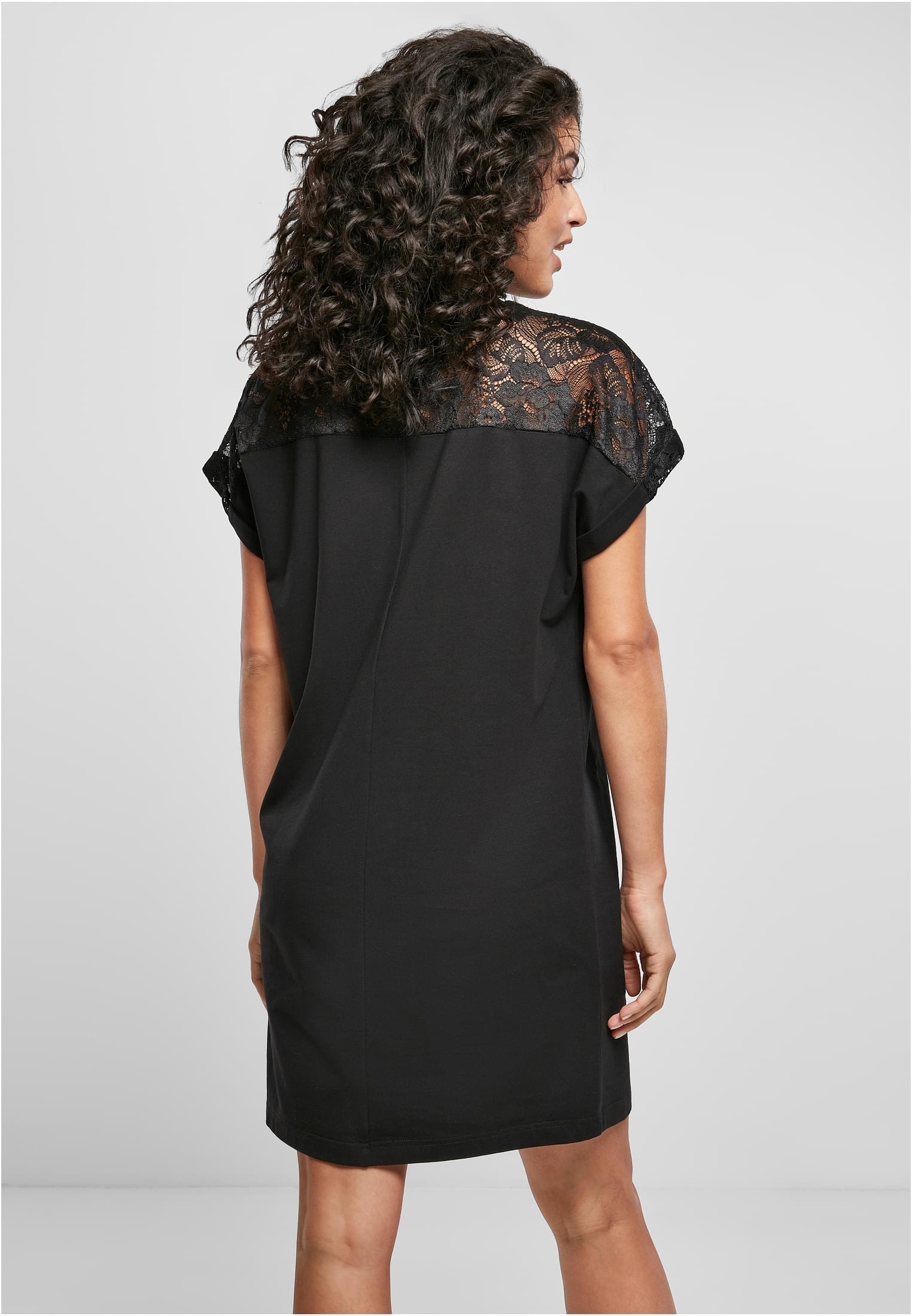 URBAN CLASSICS Jerseykleid »Damen Lace tlg.) für | (1 kaufen Tee BAUR Ladies Dress«