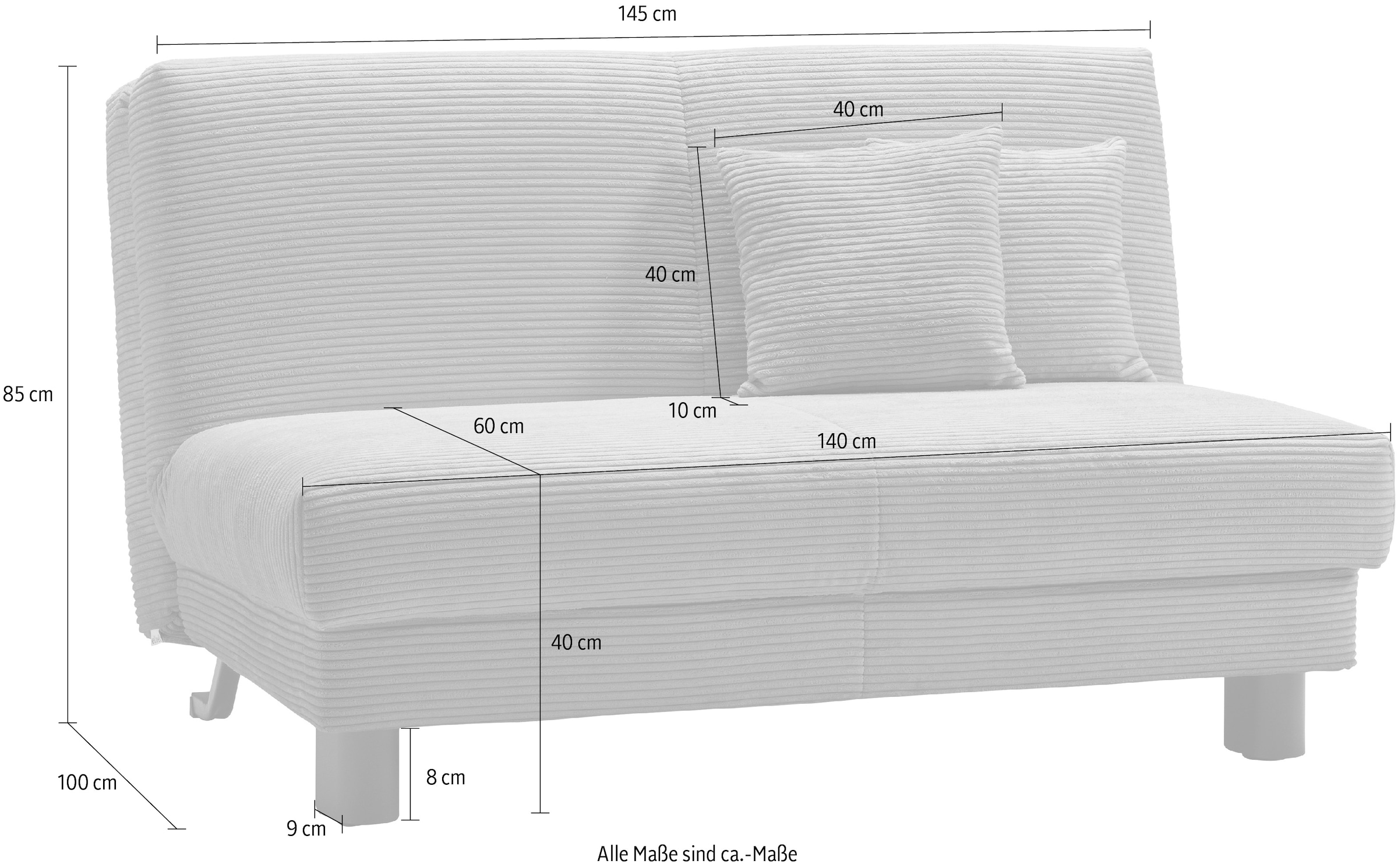 ell + ell Schlafsofa »Enny«