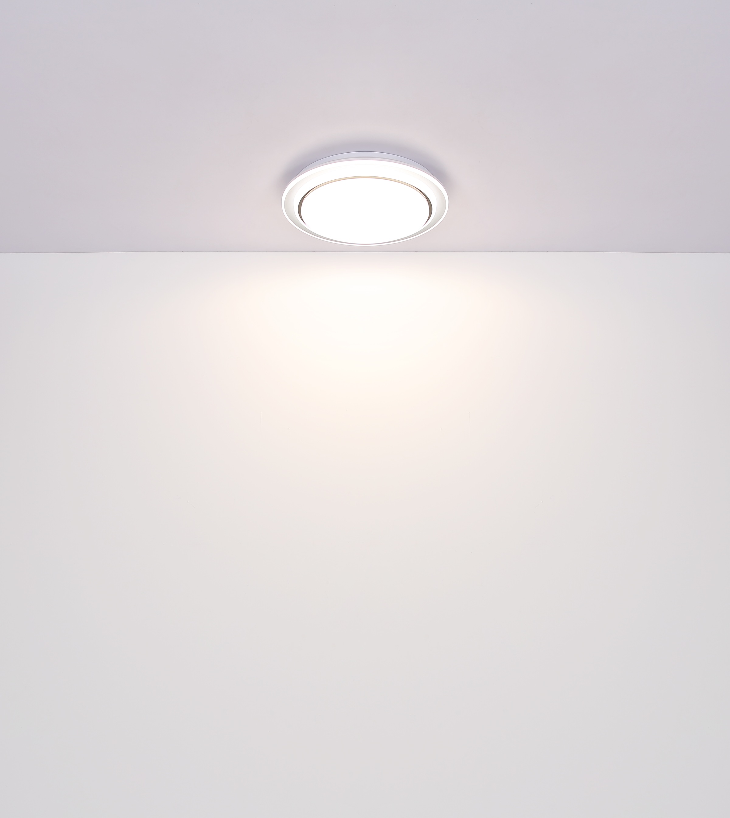 GLOBO LIGHTING LED Deckenleuchte »FOPPA«, Leuchtmittel LED-Modul | LED fest integriert, Deckenlampe/rund/Wohnzimmer/Schlafzimmer/elegant/rot-grün-blau