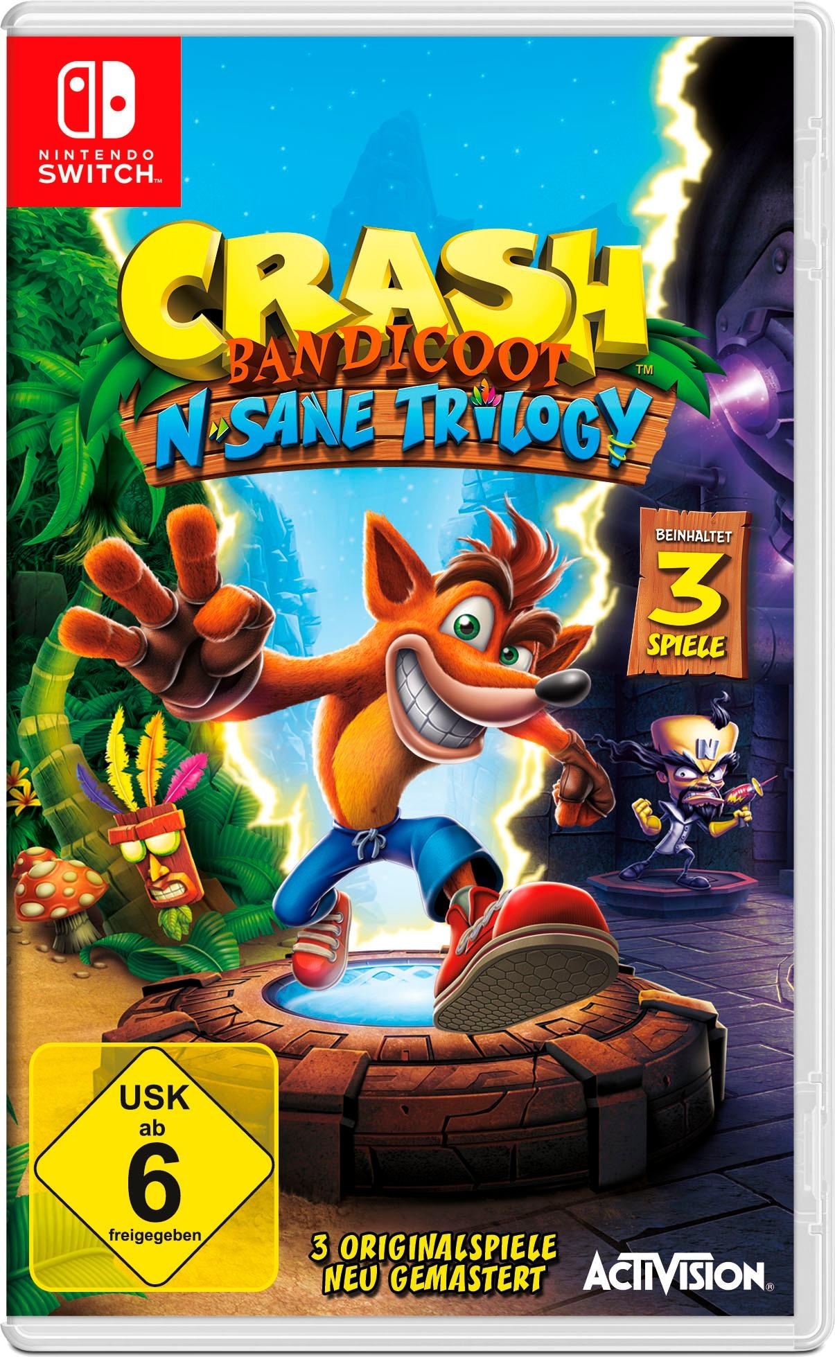 Activision Spielesoftware »Crash Bandicoot N. Sane Triology«, Nintendo Switch