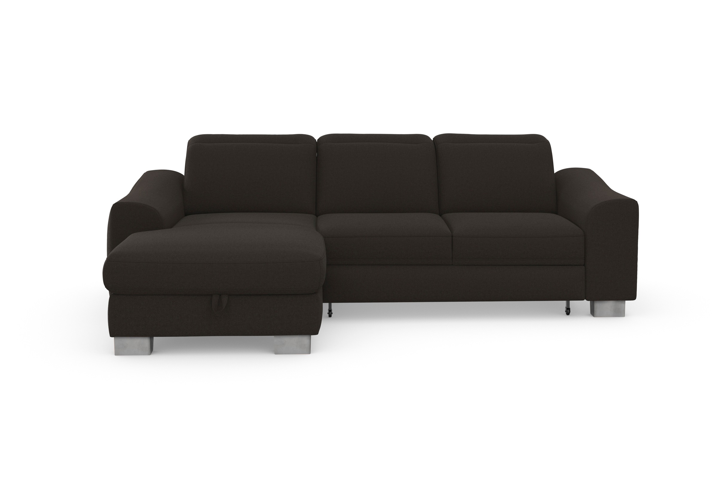 sit&more Ecksofa "Dundee L-Form", mit Federkern und Edelstahlfüßen, wahlwei günstig online kaufen