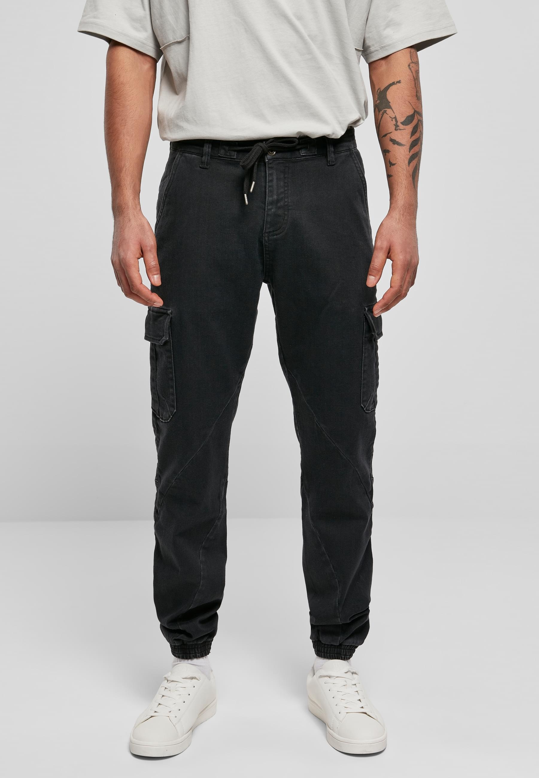 URBAN CLASSICS Cargohose »Urban Classics Herren Knitted Cargo Jogging Pants«, (1 tlg.)