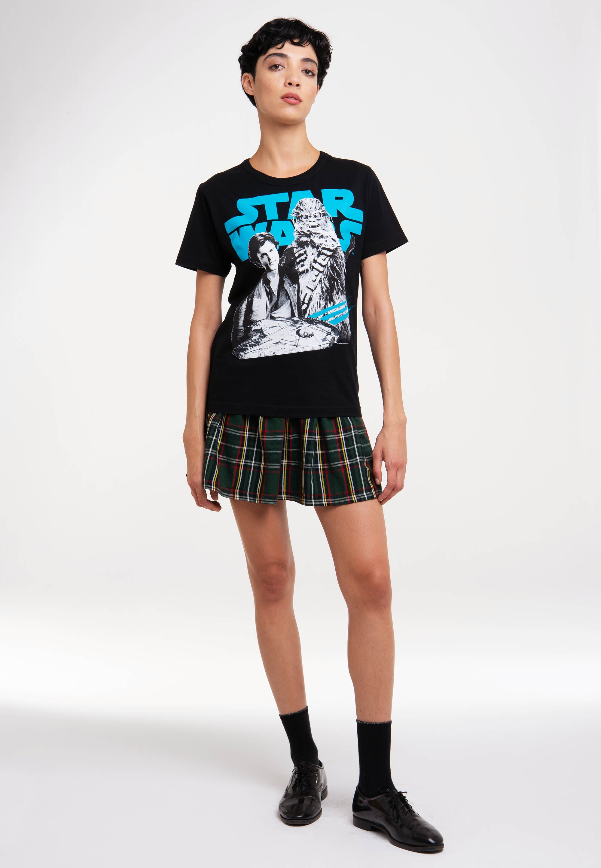 LOGOSHIRT T-Shirt »Star Wars: Solo - Han Solo & Chewbacca«, mit coolem Print