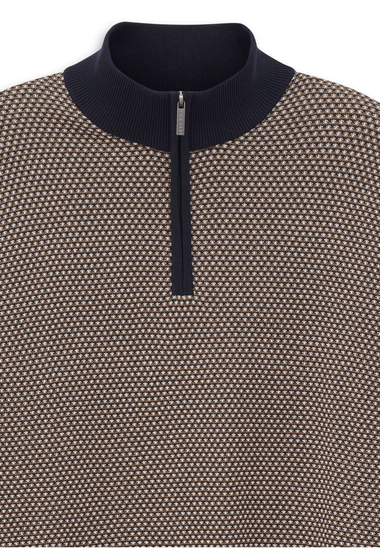 bugatti Troyer "Regular Fit" mit drei-farbiger Struktur günstig online kaufen