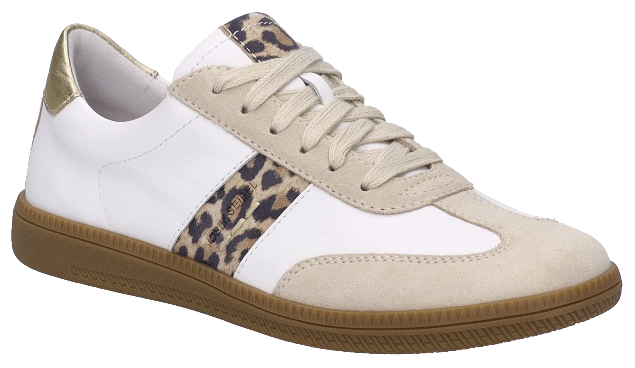 Josef Seibel Sneaker »Joleen 03«, Retro Sneaker, Schnürschuh, Komfortschuh mit Leo-Muster