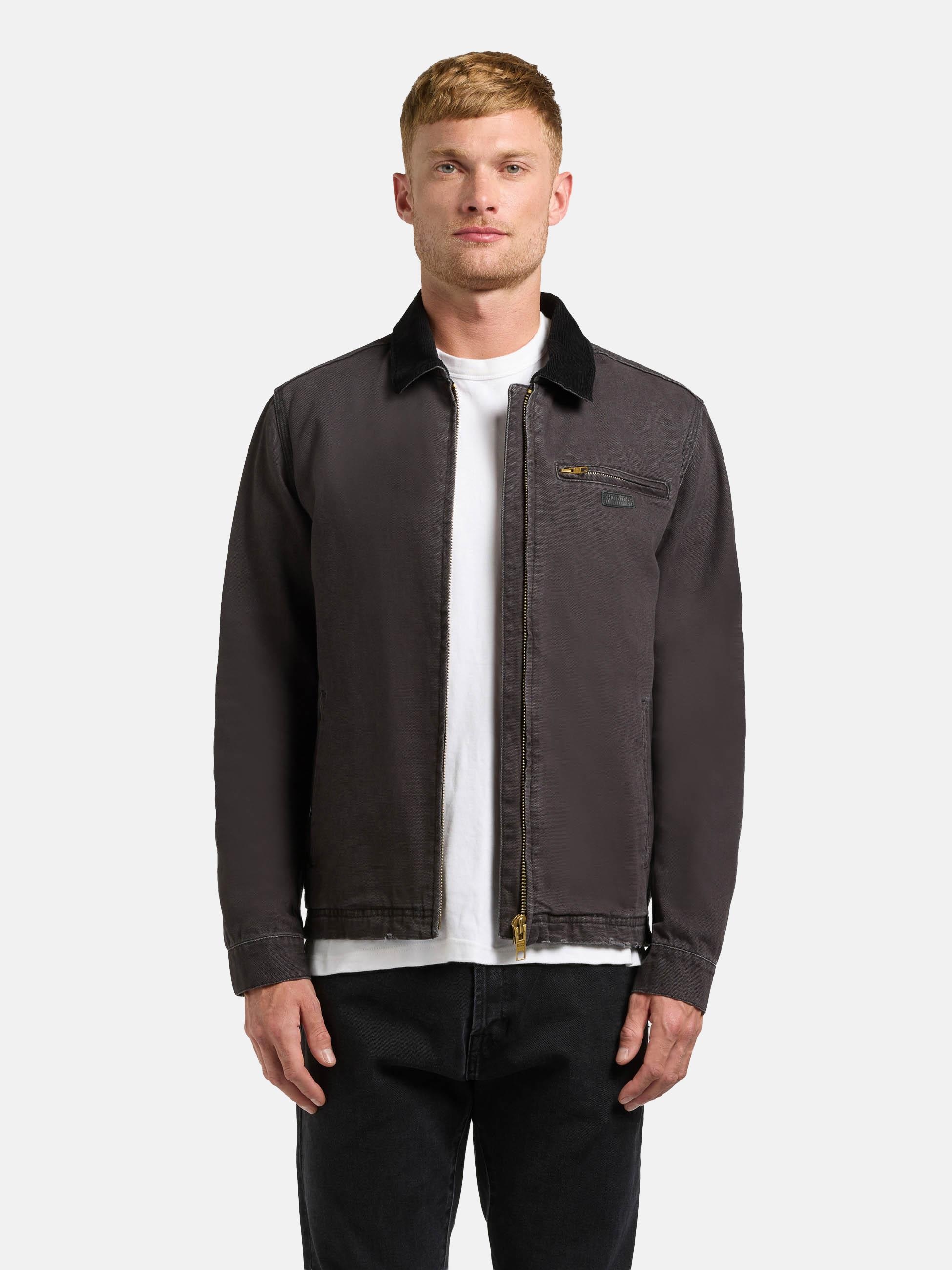 khujo Hemdjacke "Deddy" ohne Kapuze Modische Herren Jacke mit Kordkragen