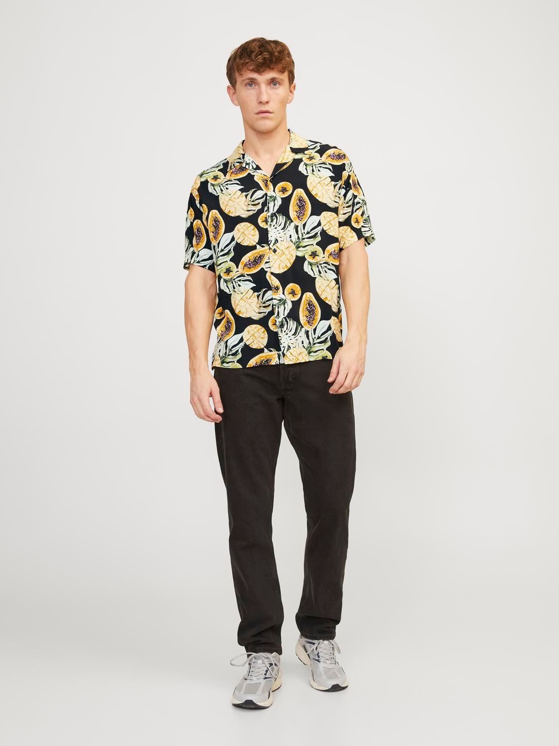 Jack & Jones Hawaiihemd »JORLUKE TAMPA AOP SHIRT SS SN«