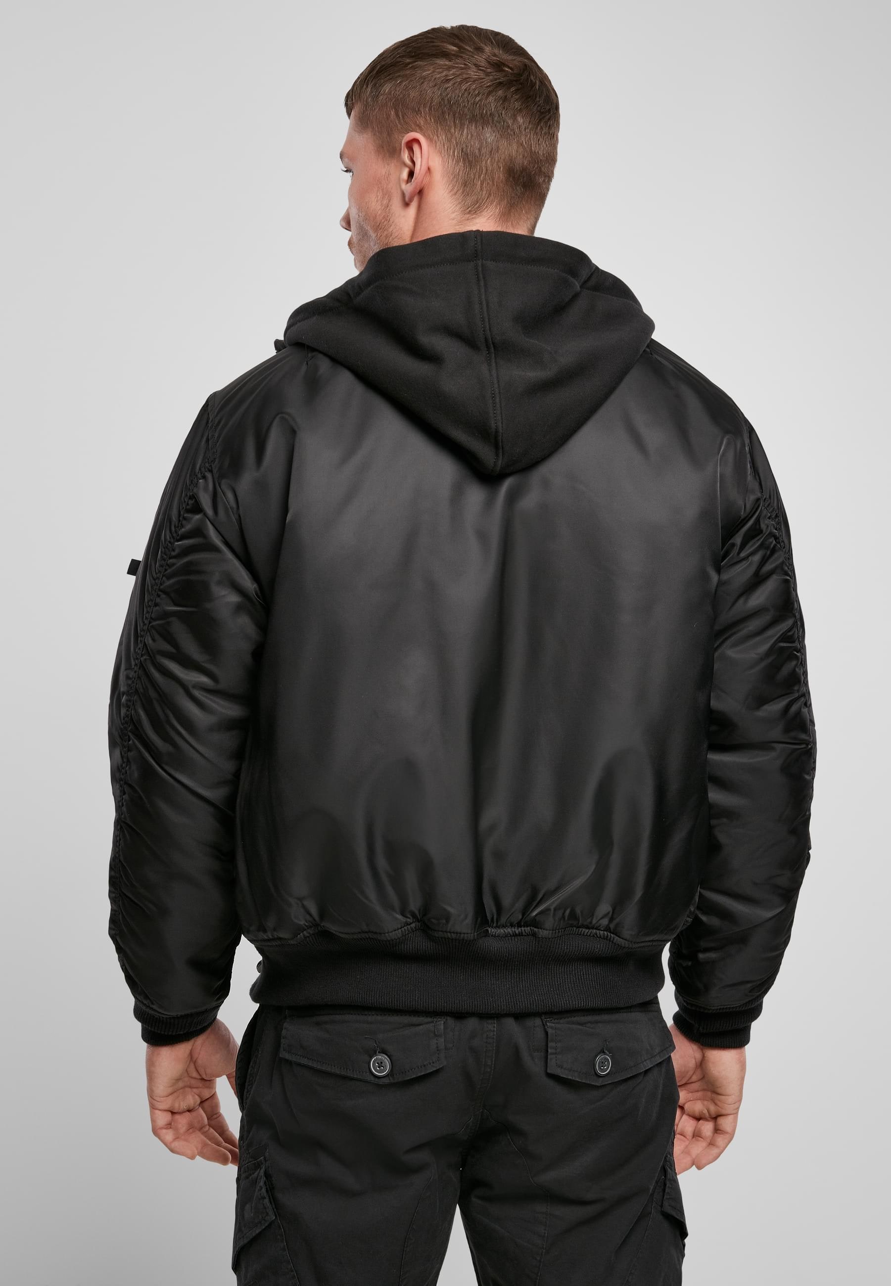 Brandit Anorak »Brandit Herren Hooded MA1 Bomber Jacket«, (1 St.), mit Kapuze