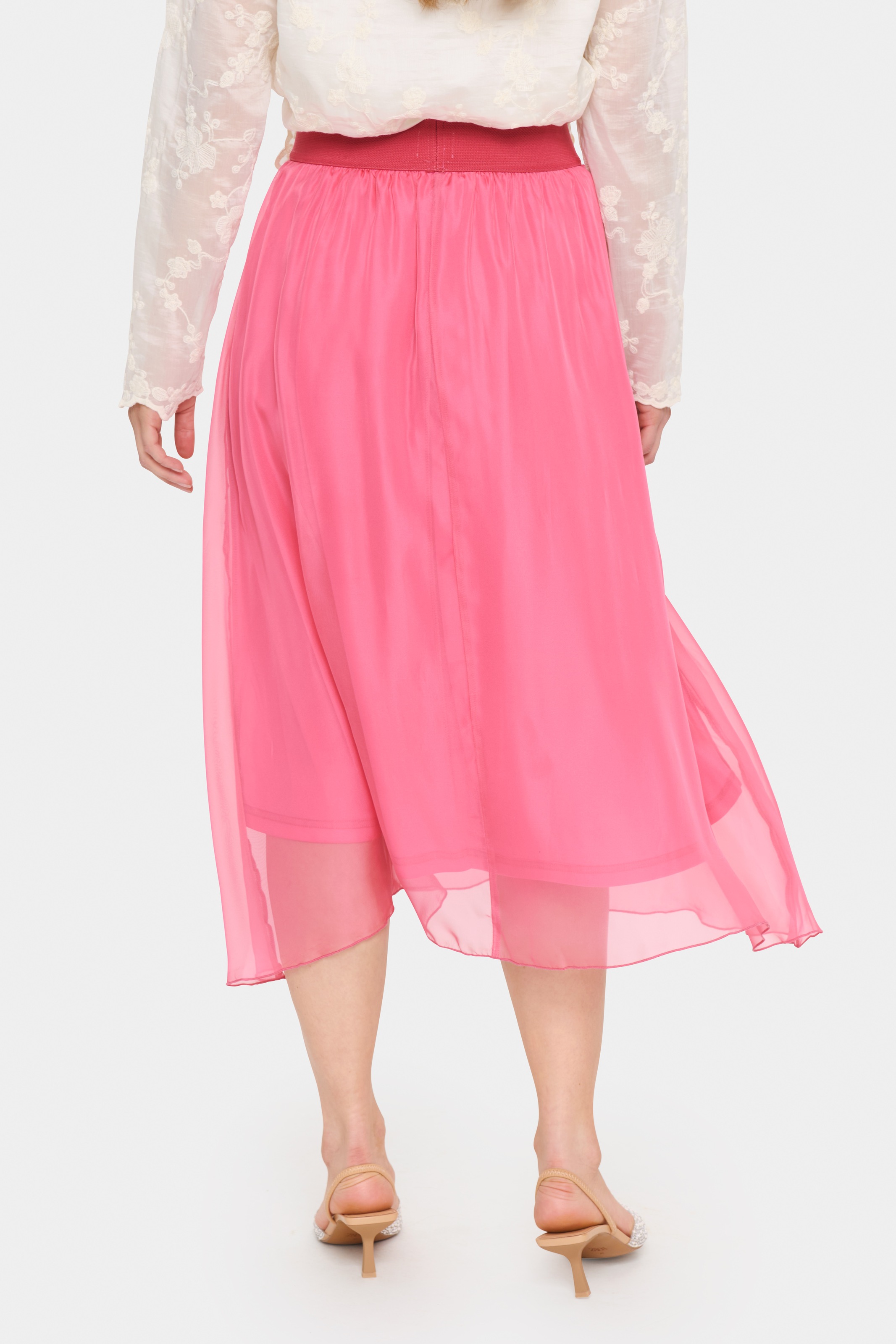 Saint Tropez Midirock "CoralSZ Skirt", aus Chiffon günstig online kaufen
