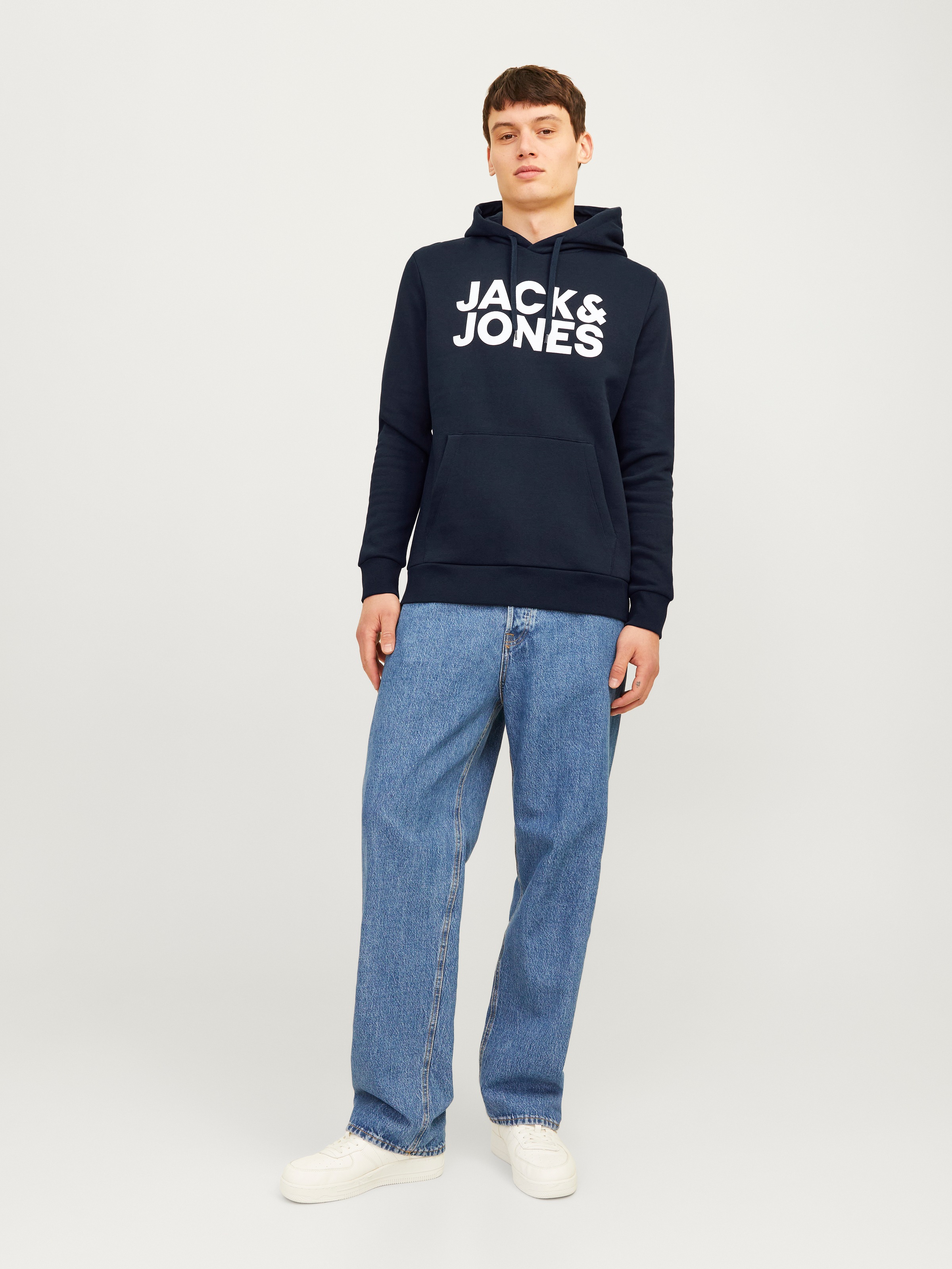 Jack & Jones Kapuzensweatshirt »JJECORP LOGO SWEAT HOOD 2PK MP NOOS«, 2 Stk.
