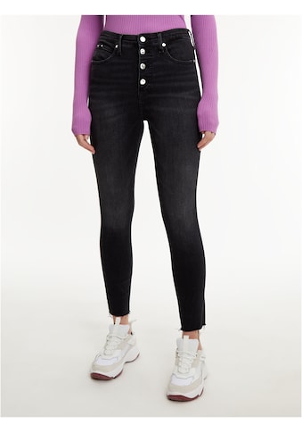 Calvin Klein Jeans Skinny-fit-Jeans »HIGH RISE SUPER SKINNY ANKLE«, mit Calvin Klein... kaufen