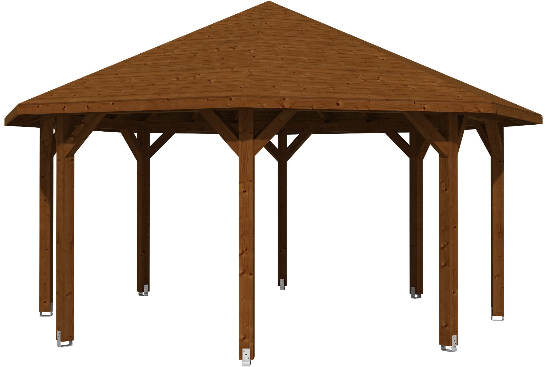 Skanholz Holzpavillon "Nice 3", Leimholz, 471 x 471 cm günstig online kaufen