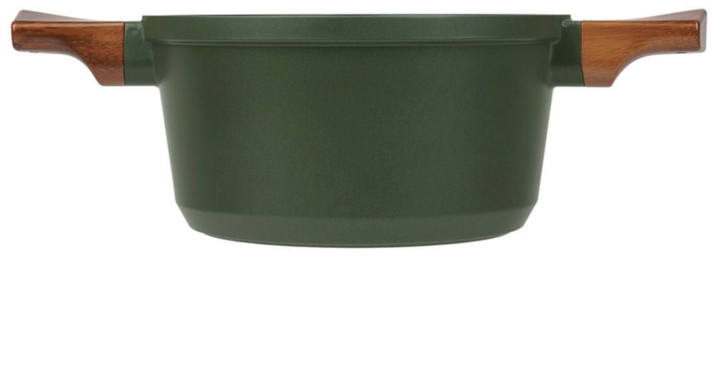 RESTO Kitchenware Kochtopf »Sadr, Bratentopf antihaftbeschichtet, im Geschenkkarton«, Aluminiumguss, (2 tlg.), inkl. Glasdeckel mit Silikonrand und integrierten Abgießlöchern