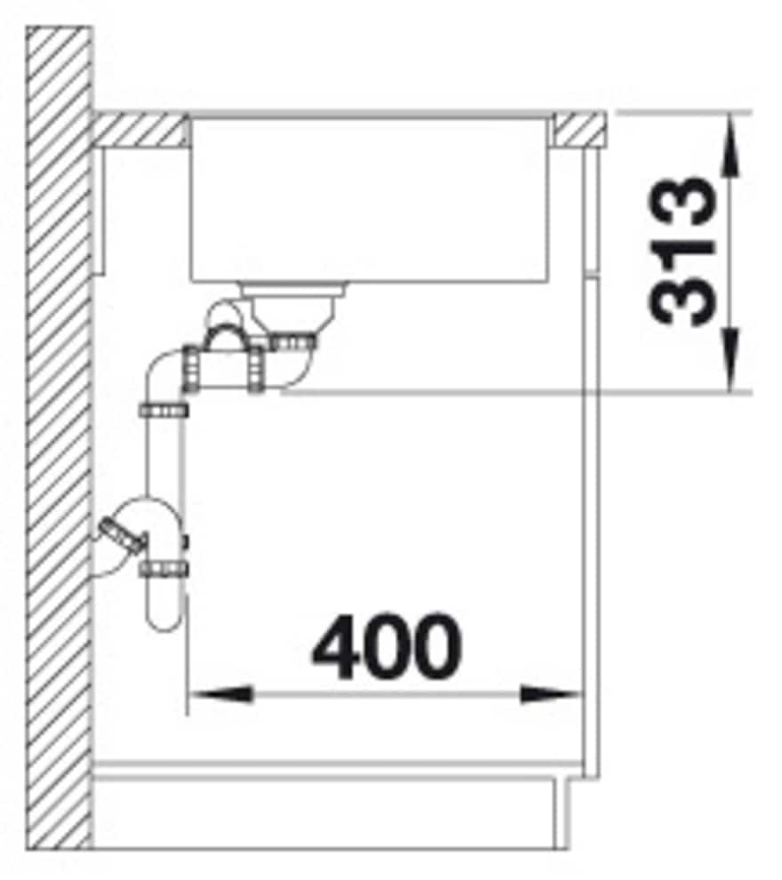 Blanco Granitspüle »SUBLINE 340/160-F« 1 Stk. tlg. erhältlich in mehreren Farben