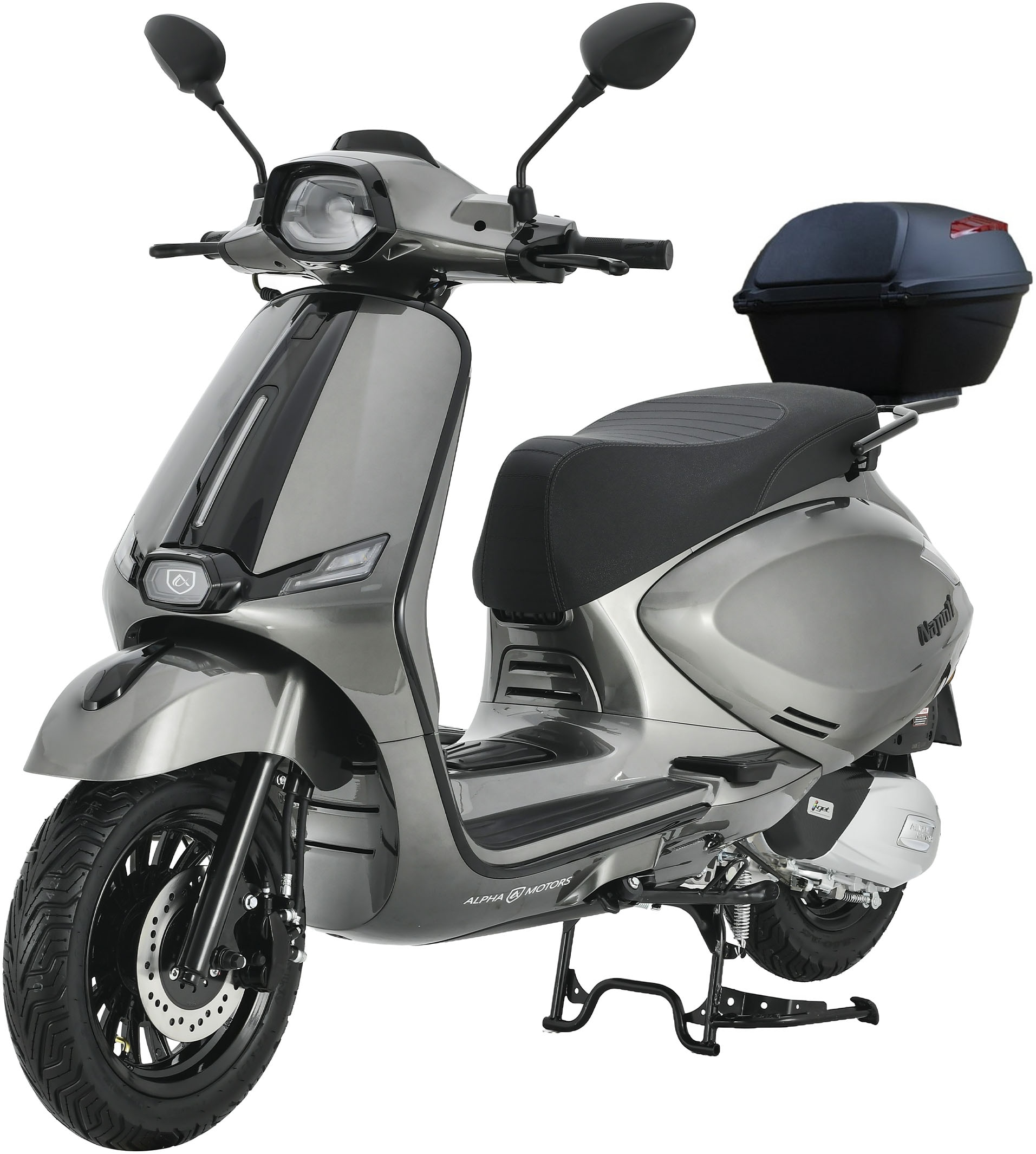 Alpha Motors Motorroller »Napoli 125 ccm 85 km/h EURO 5+ (mit/ohne Topcase)«, 125 cm³, 85 km/h, Euro 5, 9,38 PS