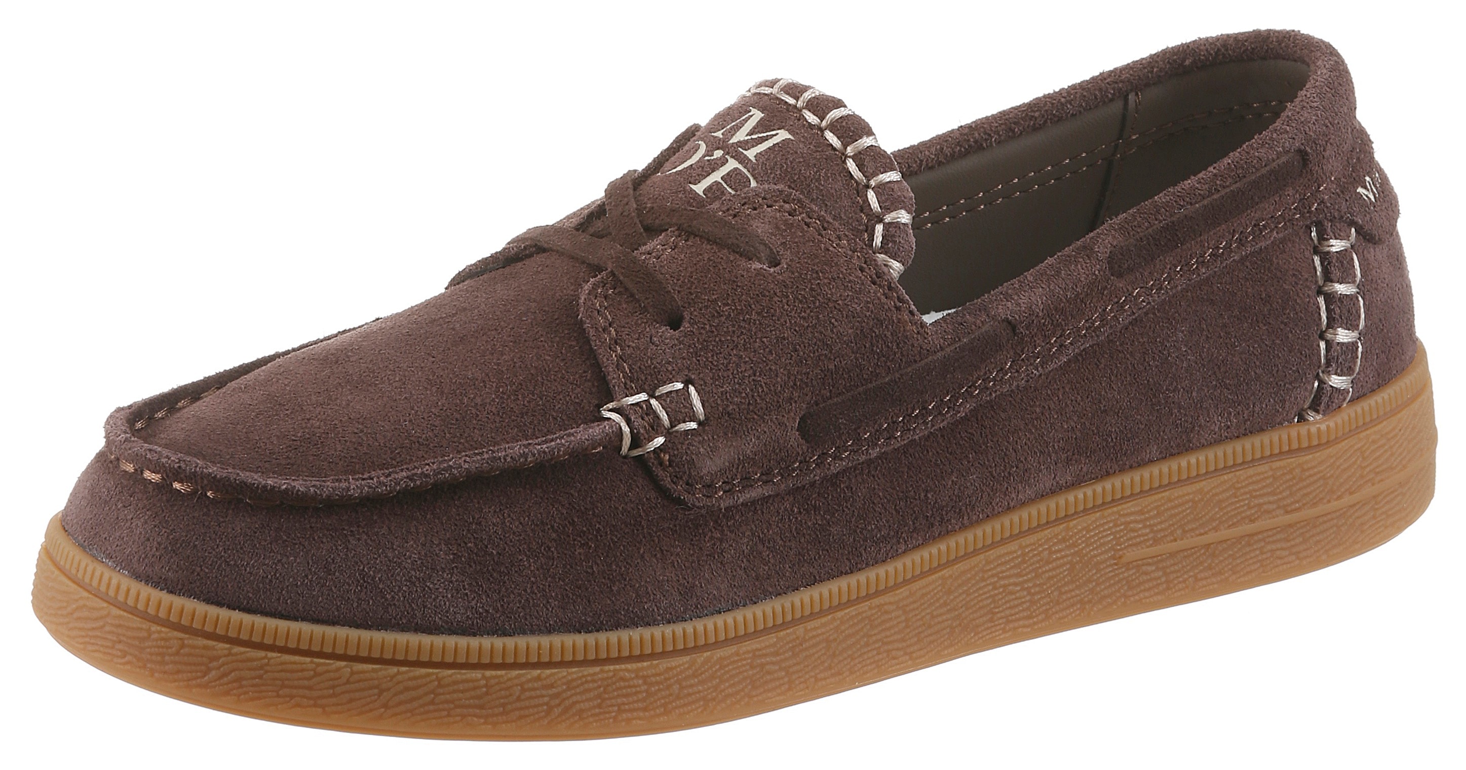 Marc OPolo Schnürschuh "Charlie" Schnürer, Bootsschuh, Schnürschuh mit MemoryFoam-Innensohle